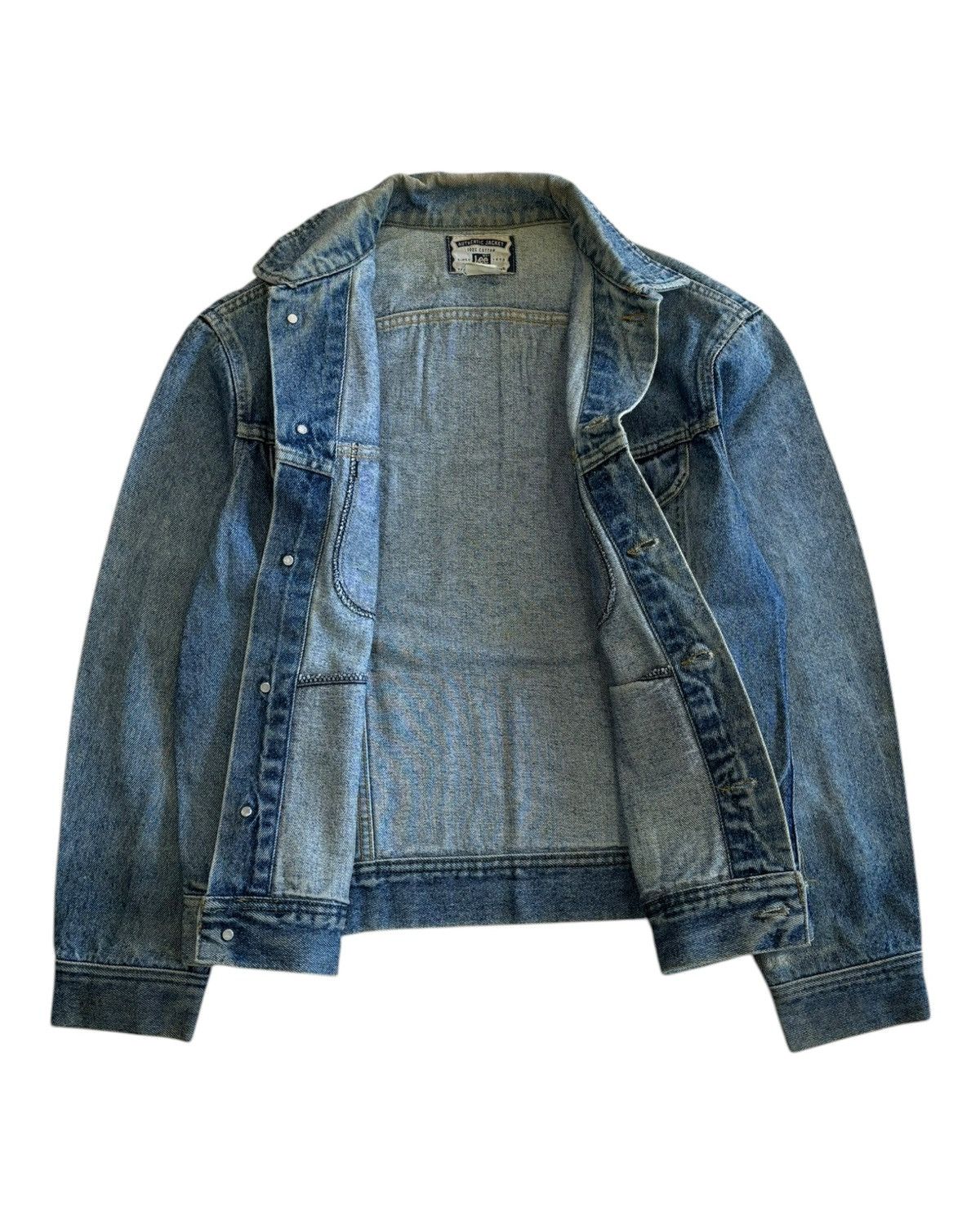 Lee RARE🔥VINTAGE 80s LEE ACID WASH DENIM TRUCKER JACKET Size US M / EU 48-50 / 2 - 2 Thumbnail