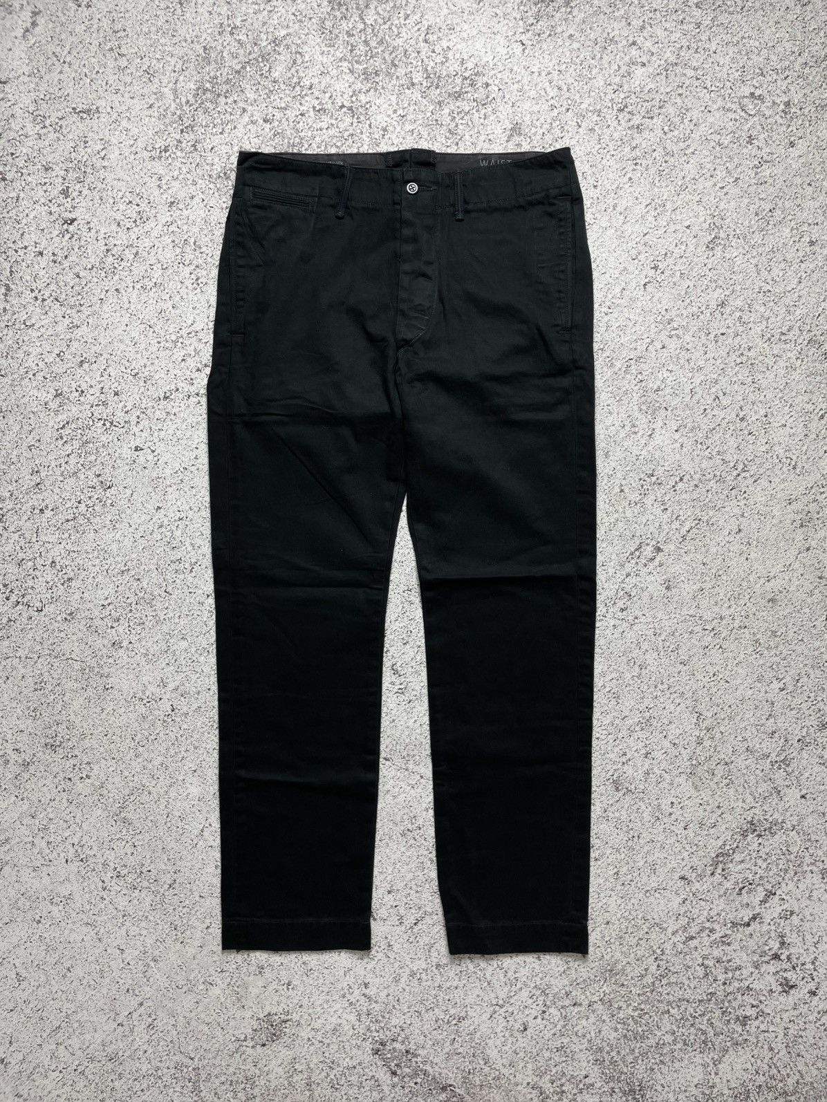 RRL Ralph Lauren RRL Ralph Lauren Black Officer Trousers Size US 30 / EU 46 - 1 Thumbnail