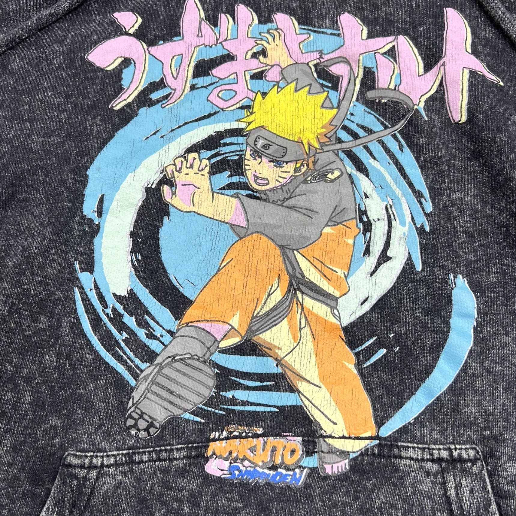 Vintage Naruto Shippuden Hoodie Adult Small Anime Black Gray Sweatshirt Pullover Size US S / EU 44-46 / 1 - 3 Thumbnail