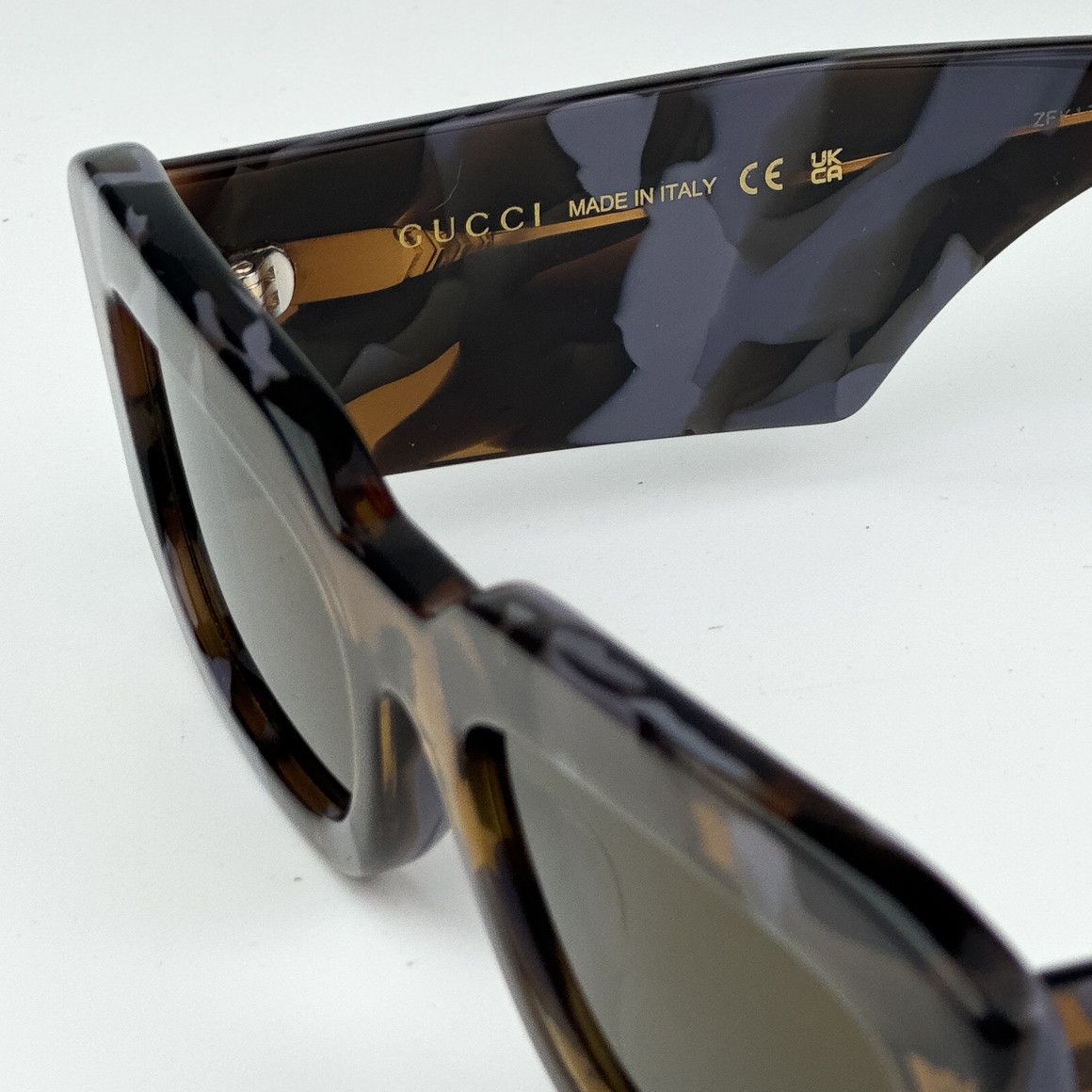 Gucci NEW Gucci GG1426S 003 Lilac Havana Brown Men Sunglasses Size ONE SIZE - 4 Thumbnail