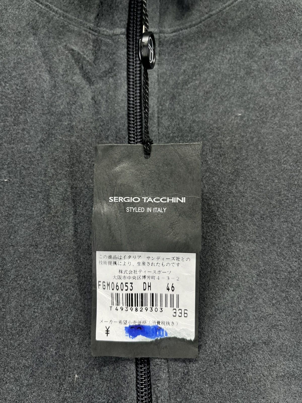 Japanese Brand Sergio Tacchini Grey Jacket Size L / US 10 / IT 46 - 10 Thumbnail