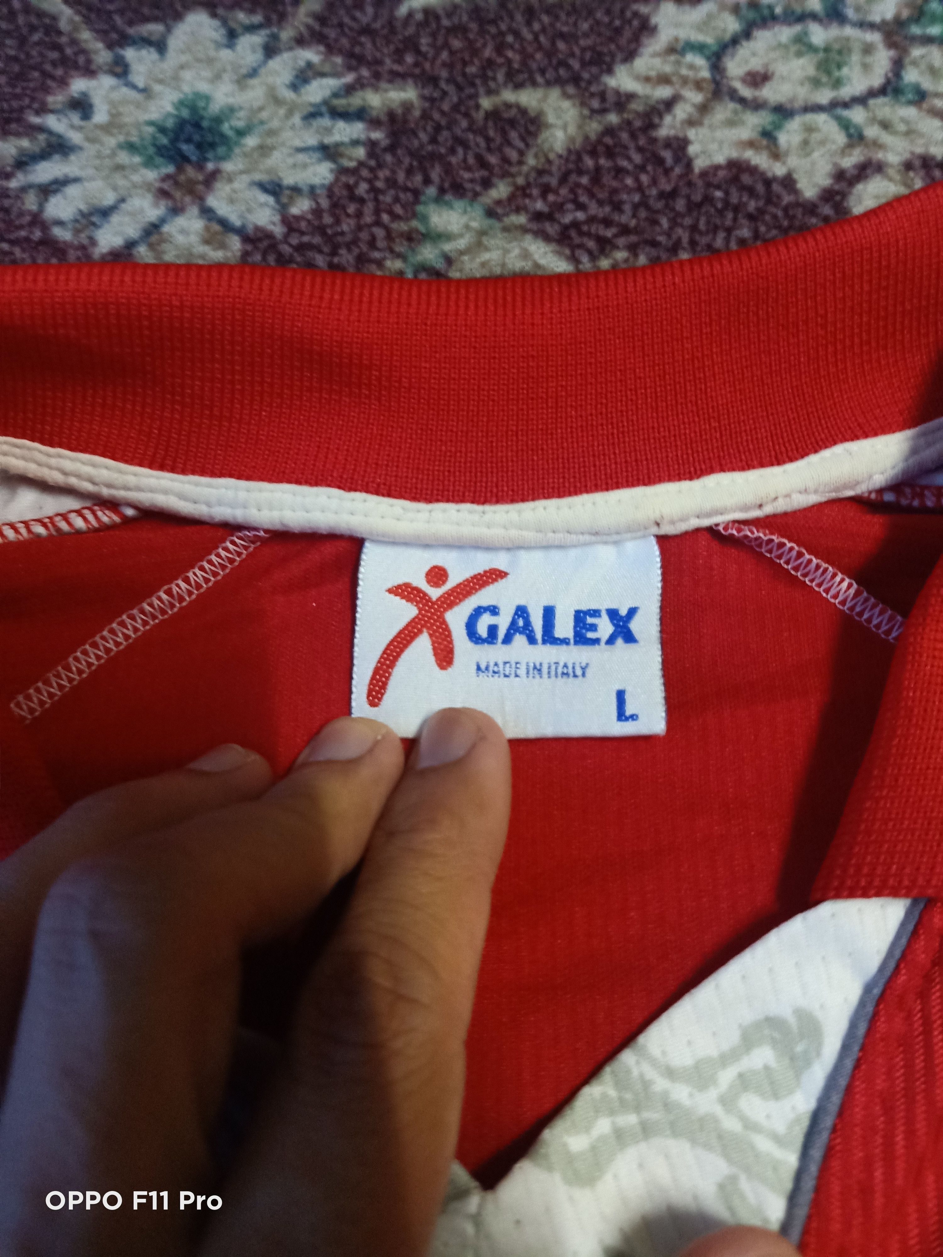 Vintage Vtg 99 AC Perugia Hidetoshi Nakata Galex Jersey Size US L / EU 52-54 / 3 - 6 Thumbnail