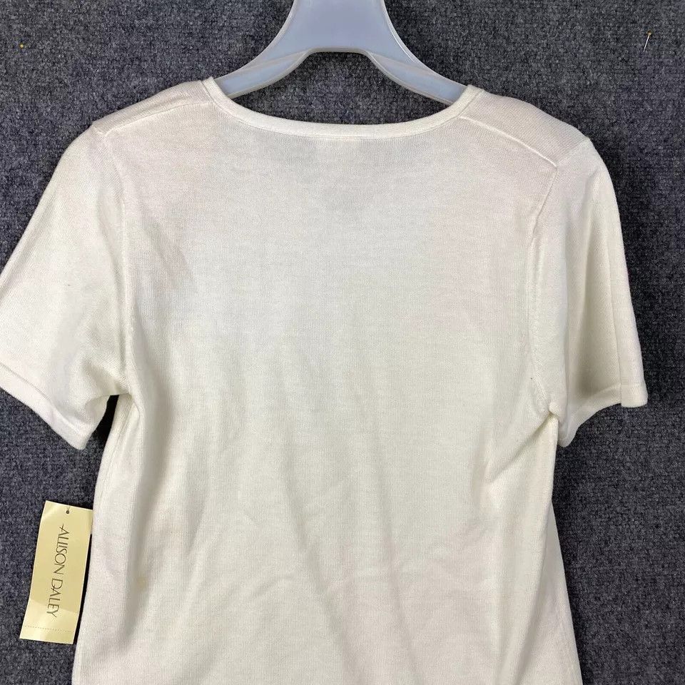 Other Allison Daley Top Women's Small Short Sleeve Cotton Blend Size S / US 4 / IT 40 - 7 Thumbnail