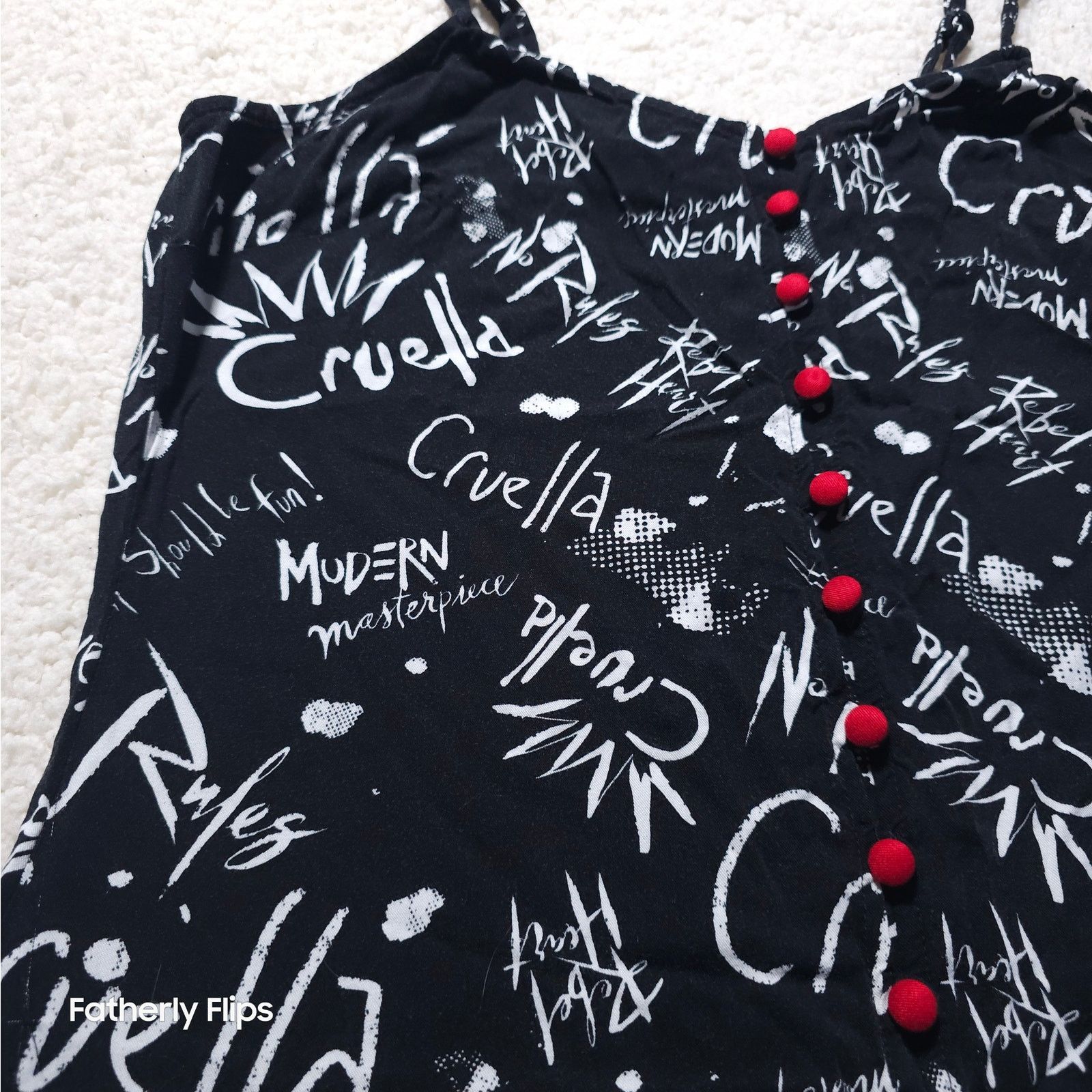 Disney Her Universe Disney Parks Cruella Graffiti Camisole Med M Size M / US 6-8 / IT 42-44 - 2 Thumbnail