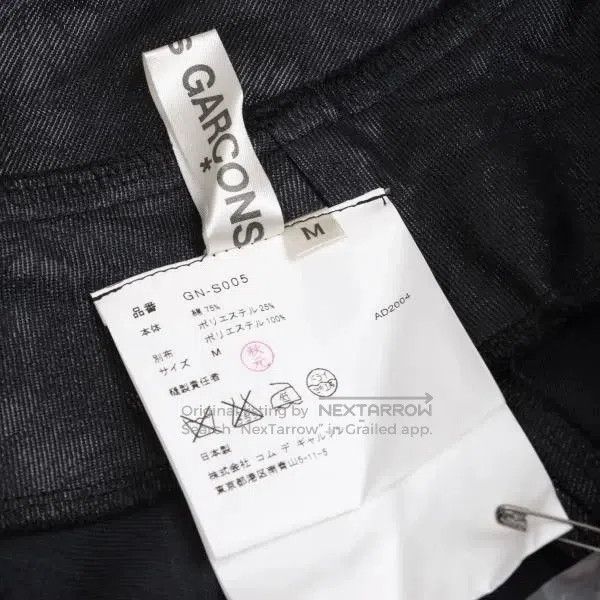 Comme des Garcons Comme Des Garcons size M Black vintage design half skirt Size 23" - 9 Thumbnail