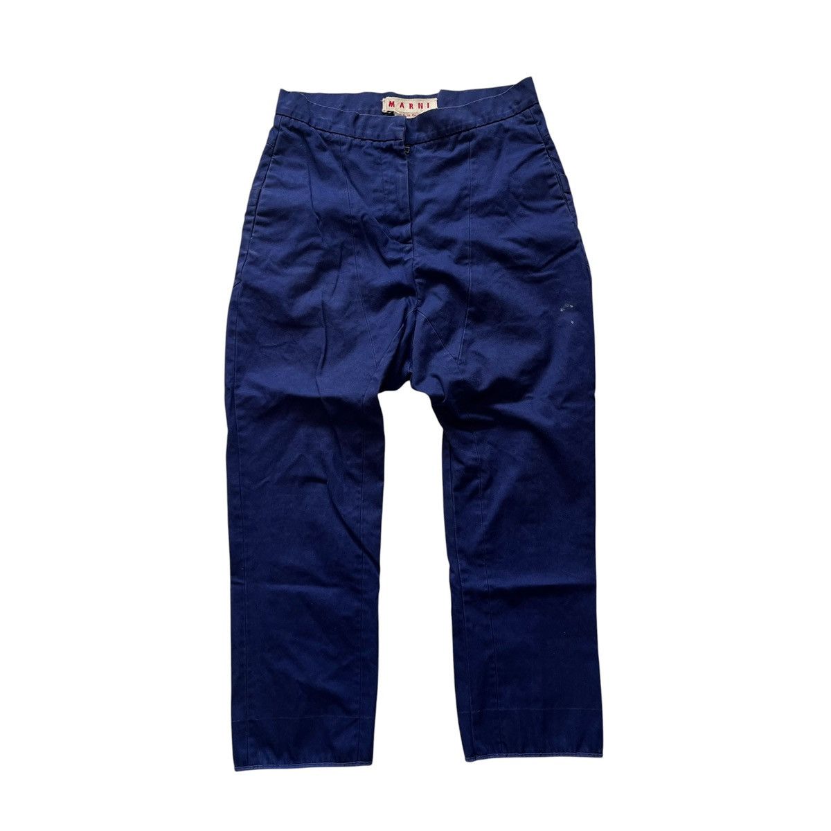 Marni DSWT! SS12 Marni X H&M Striped Dark Navy Casual Pants | Grailed