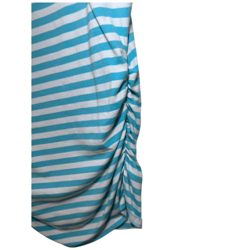 Michael Kors Michael Kors Top Turquoise Sleeveless Ruched Sides Large Size L / US 10 / IT 46 - 5 Thumbnail