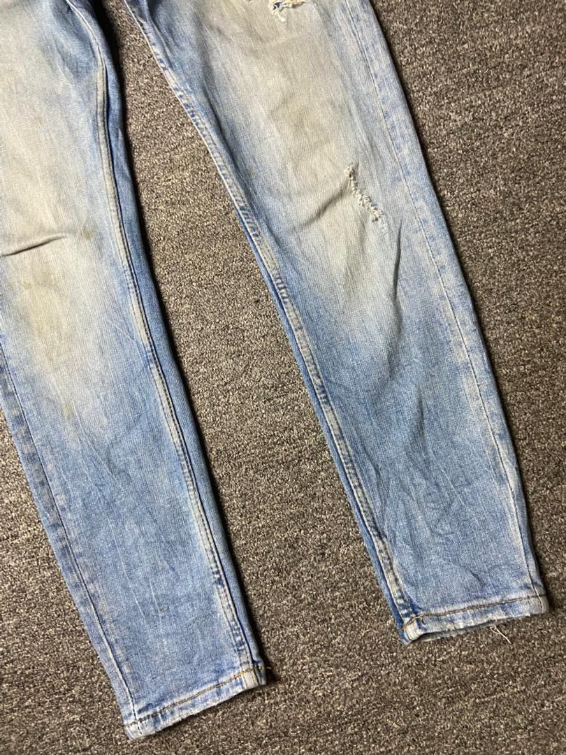 Zara Zara Distressed Denim Ripped Jeans (175) Size US 28 / EU 44 - 8 Thumbnail
