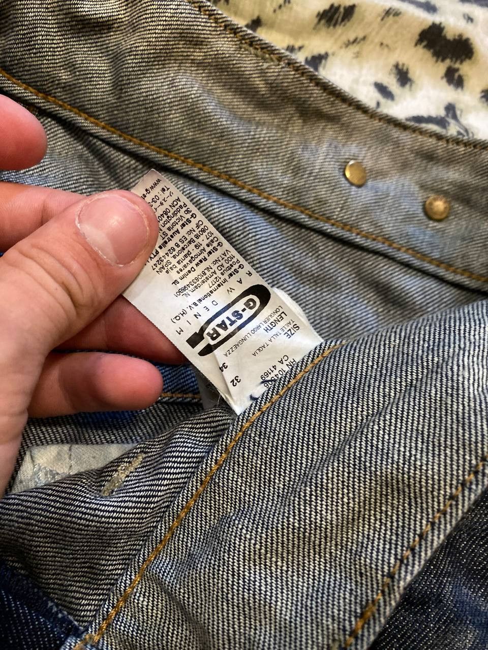 G-Star streetwear G-Star Raw 3301 blue jeans denim pants vintage Size US 32 / EU 48 - 2 Thumbnail