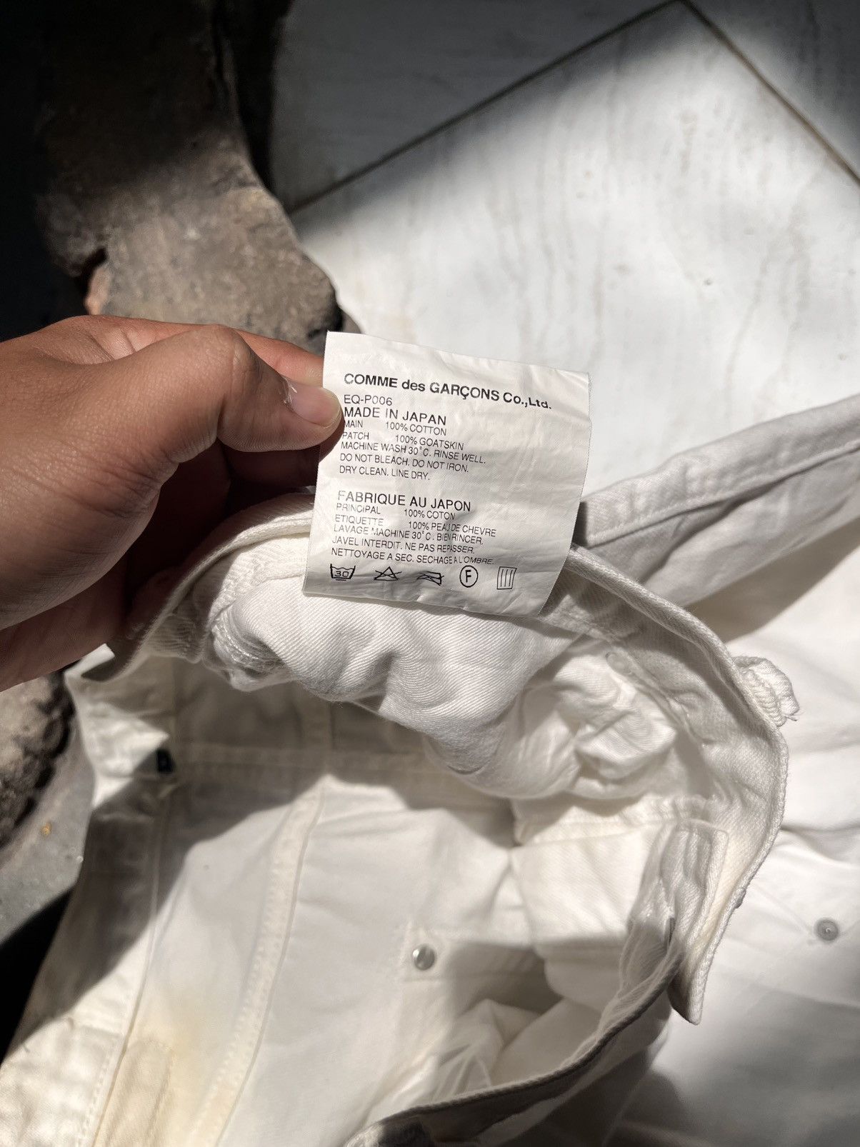 Ganryu Ganryu x Comme des Garçons Denim Pants Japan Size US 34 / EU 50 - 5 Thumbnail