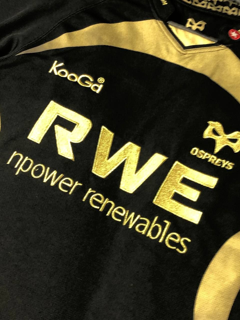 Other RUGBY UNION OSPREYS SHIRT JERSEY KOOGA Size US S / EU 44-46 / 1 - 5 Thumbnail