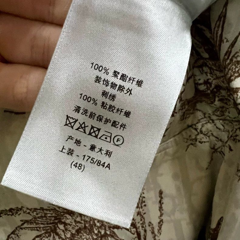 Dior Dior Travis Scott co-branded cactus full-print slanted zipp Size US M / EU 48-50 / 2 - 5 Thumbnail