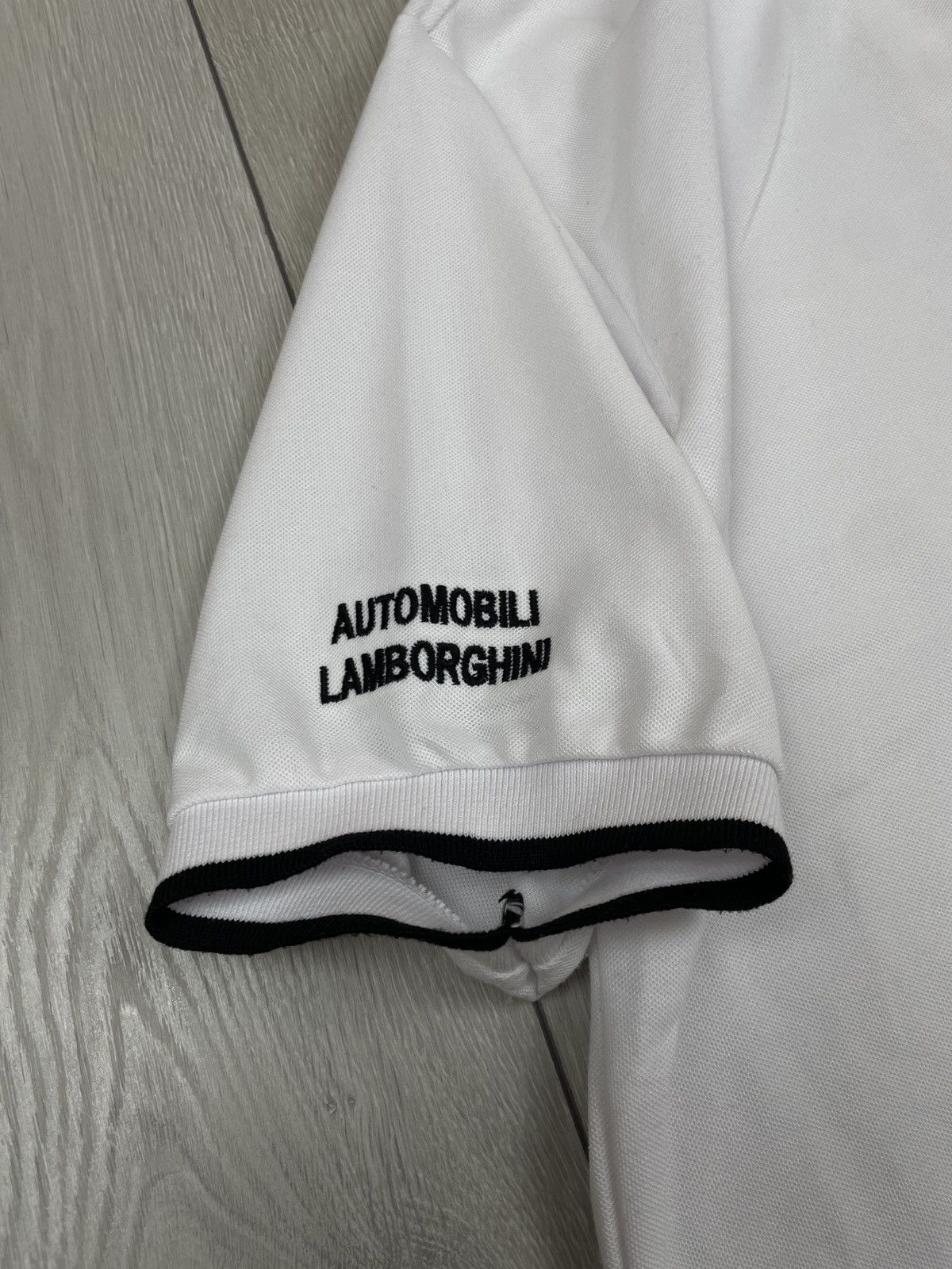 Lamborghini Lamborghini Vintage Men’s Polo Shirt White Size XL Size US XL / EU 56 / 4 - 3 Thumbnail