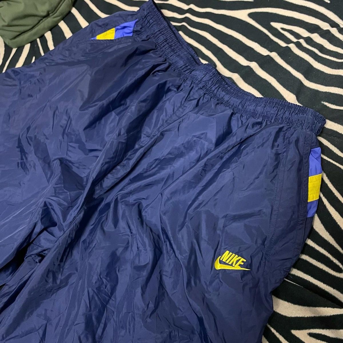 Nike × Vintage Vintage Nike Baggy Tracking Pants 80s Rave Size US 36 / EU 52 - 4 Thumbnail