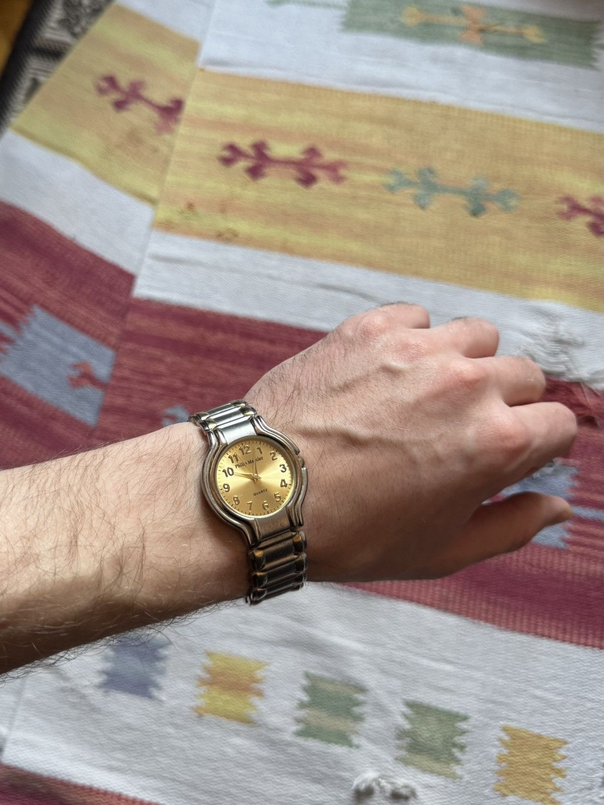 Vintage Vintage Philip Mercier Quartz T493T Stainless Steel Watch Size ONE SIZE - 2 Thumbnail