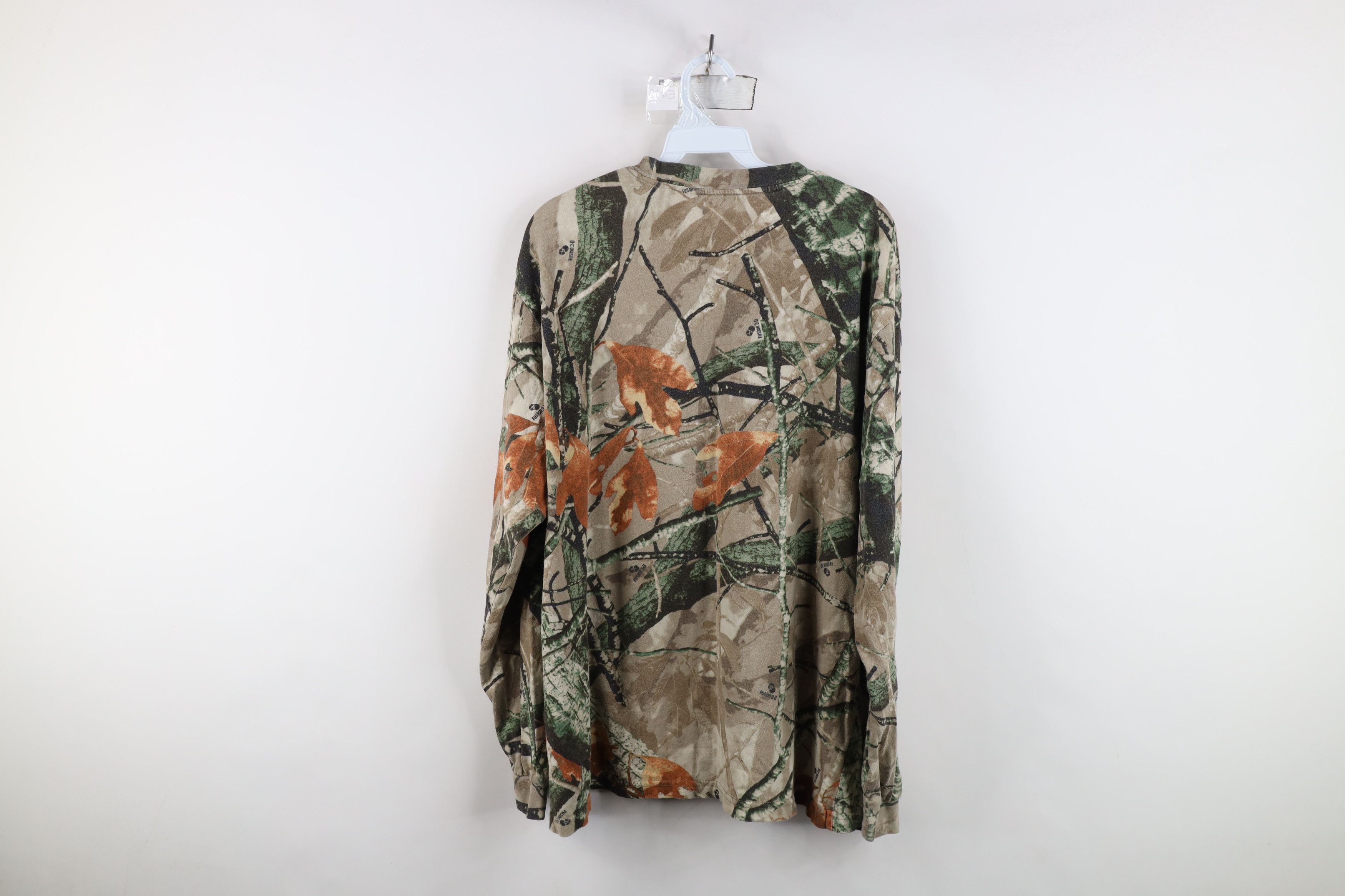 Vintage Vintage 90s Y2K Streetwear Camouflage Long Sleeve T-Shirt Size US XXL / EU 58 / 5 - 11 Thumbnail