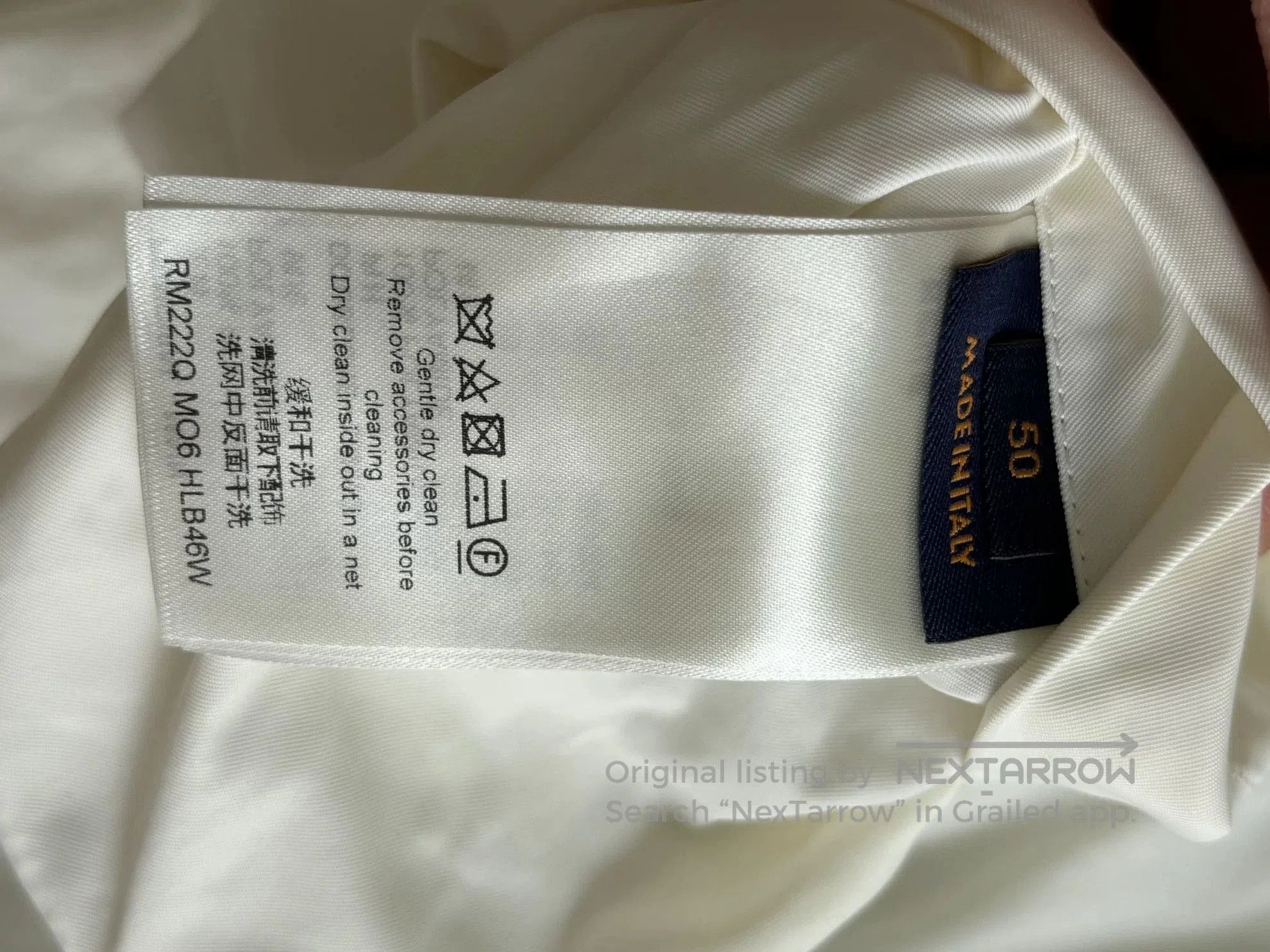 Louis Vuitton LV White Reversible Monogram Pin Jacket. Size US L / EU 52-54 / 3 - 3 Thumbnail