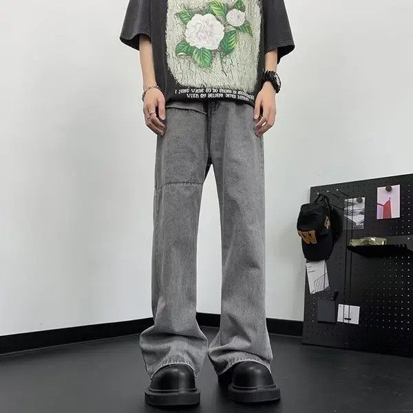VIBE Track Baggy Black Denim Jeans Size US 32 / EU 48 - 1 Thumbnail
