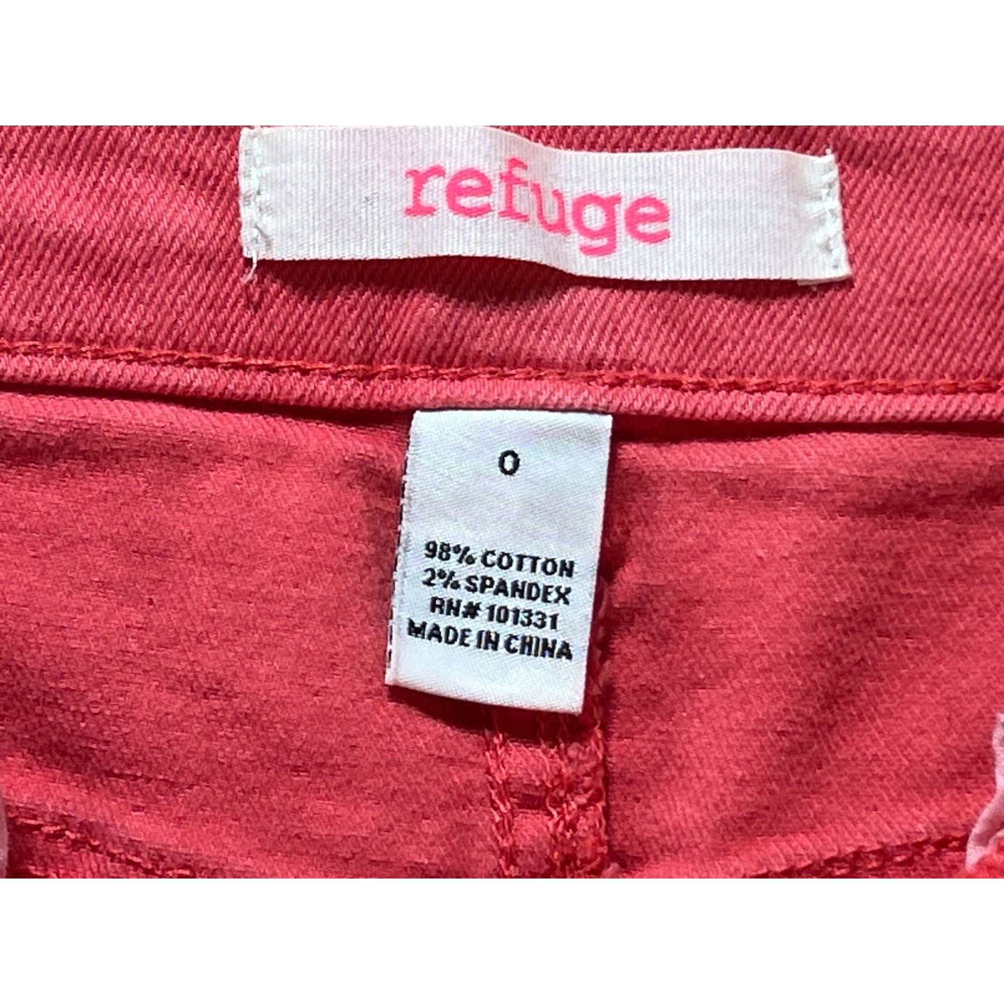 Other REFUGE - Women's Ripped Denim Shorts - Pink - 0 Size 25" / US 0 / IT 36 - 8 Thumbnail