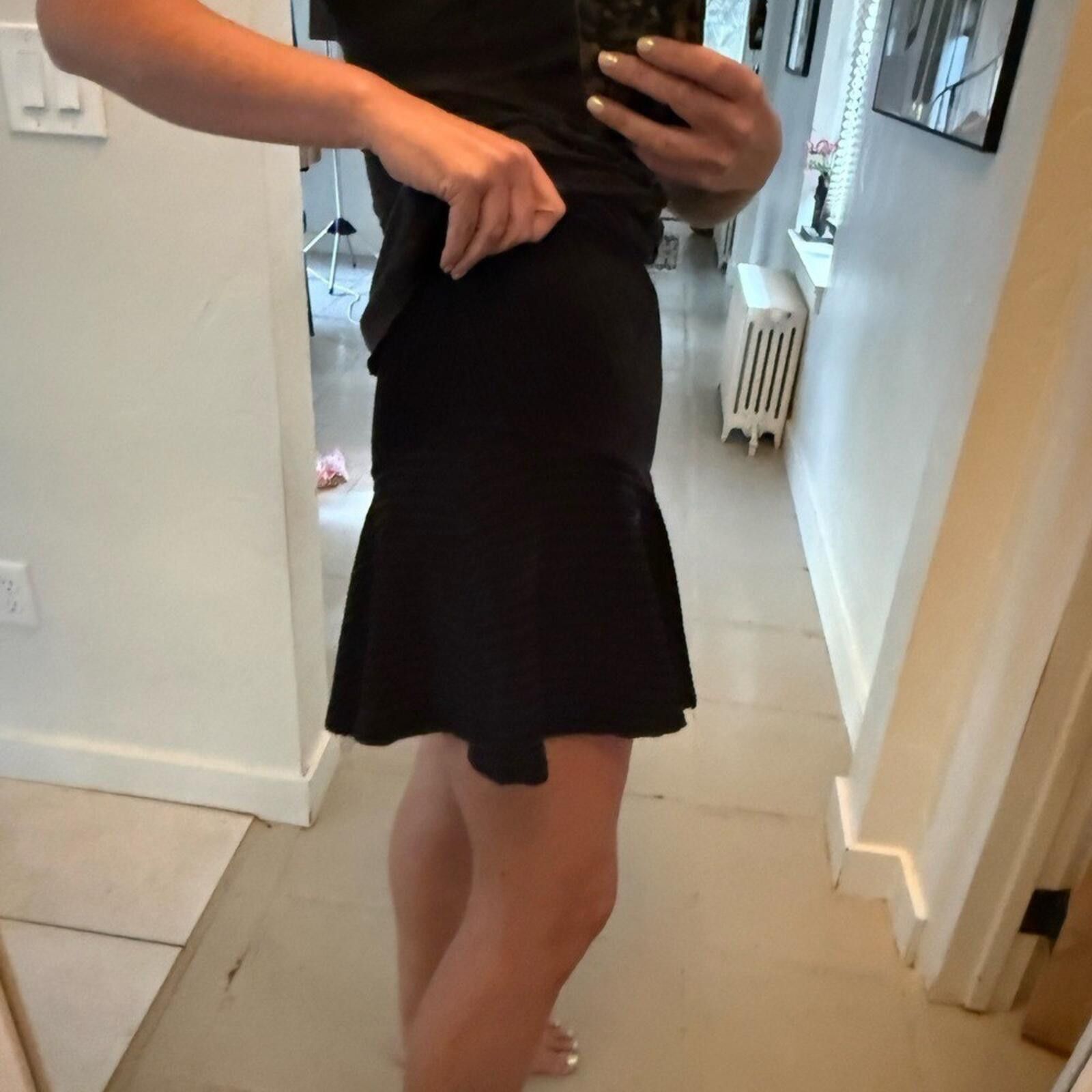 Free People Free People Camden Ribbed Black Corduroy Skirt XS or S Size 26" / US 2 / IT 38 - 5 Thumbnail