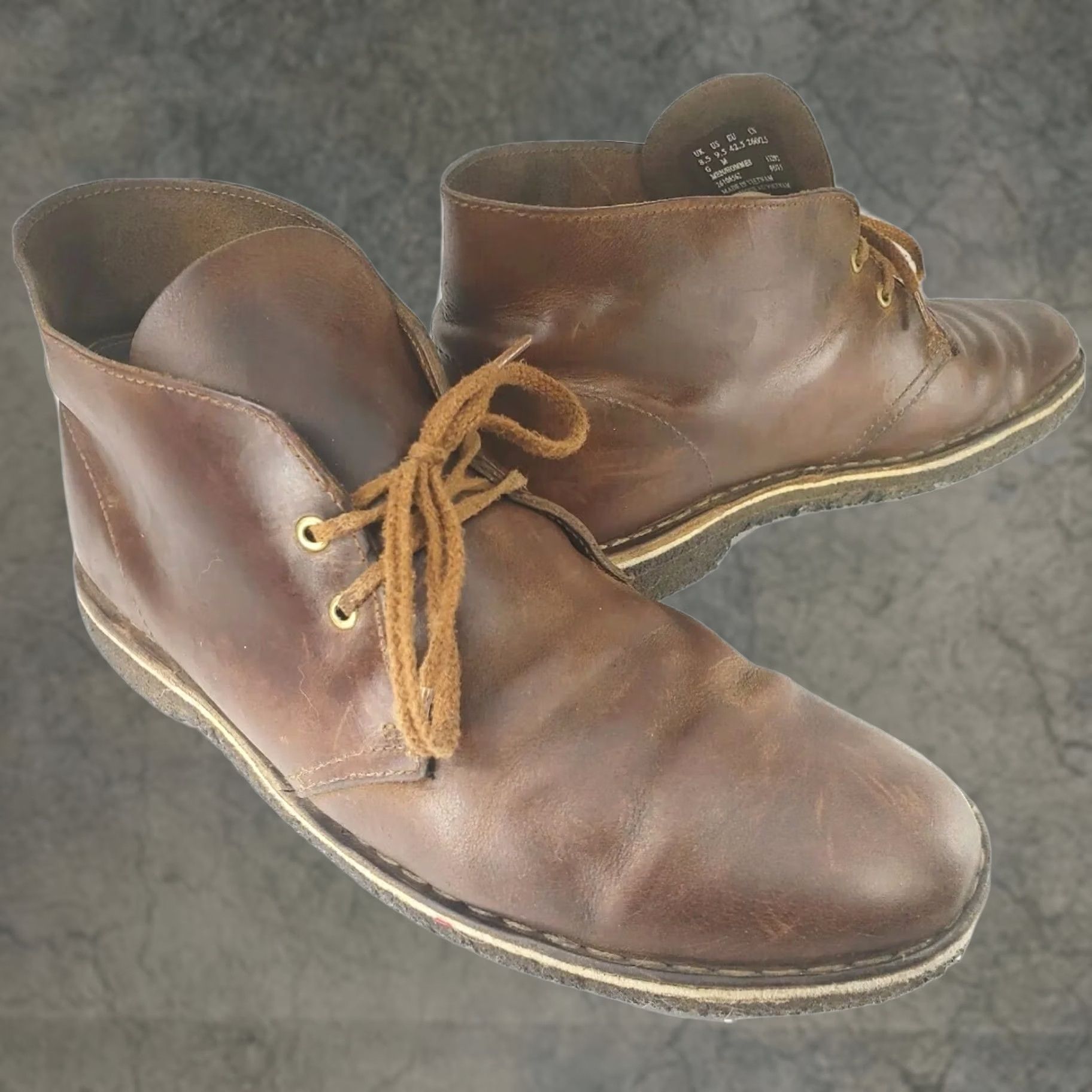 Clarks Clarks Desert Boot Men's Size 9.5 Beeswax Brown Leather Lace-up Comfy Size US 9 / EU 42 - 1 Thumbnail