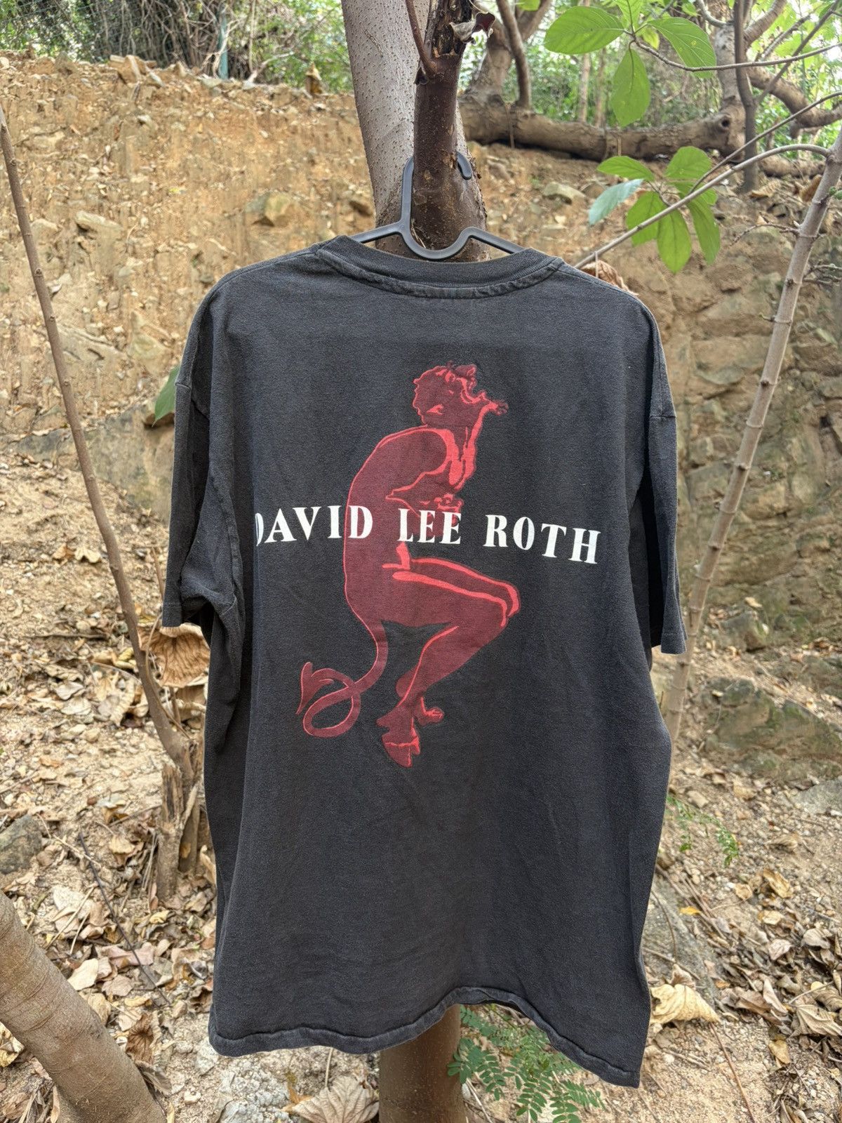Band Tees 90s vintage david lee roth PURE ROCK 1991 Tour t shirt Size US XL / EU 56 / 4 - 2 Thumbnail