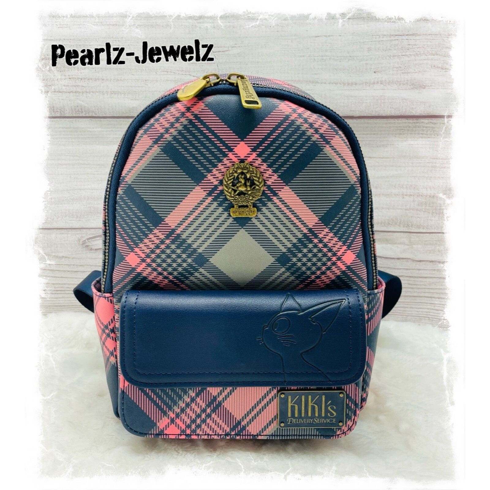 Disney Studio Ghibli Kiki's Delivery Service Plaid Mini Backpack Bo Size ONE SIZE - 1 Thumbnail