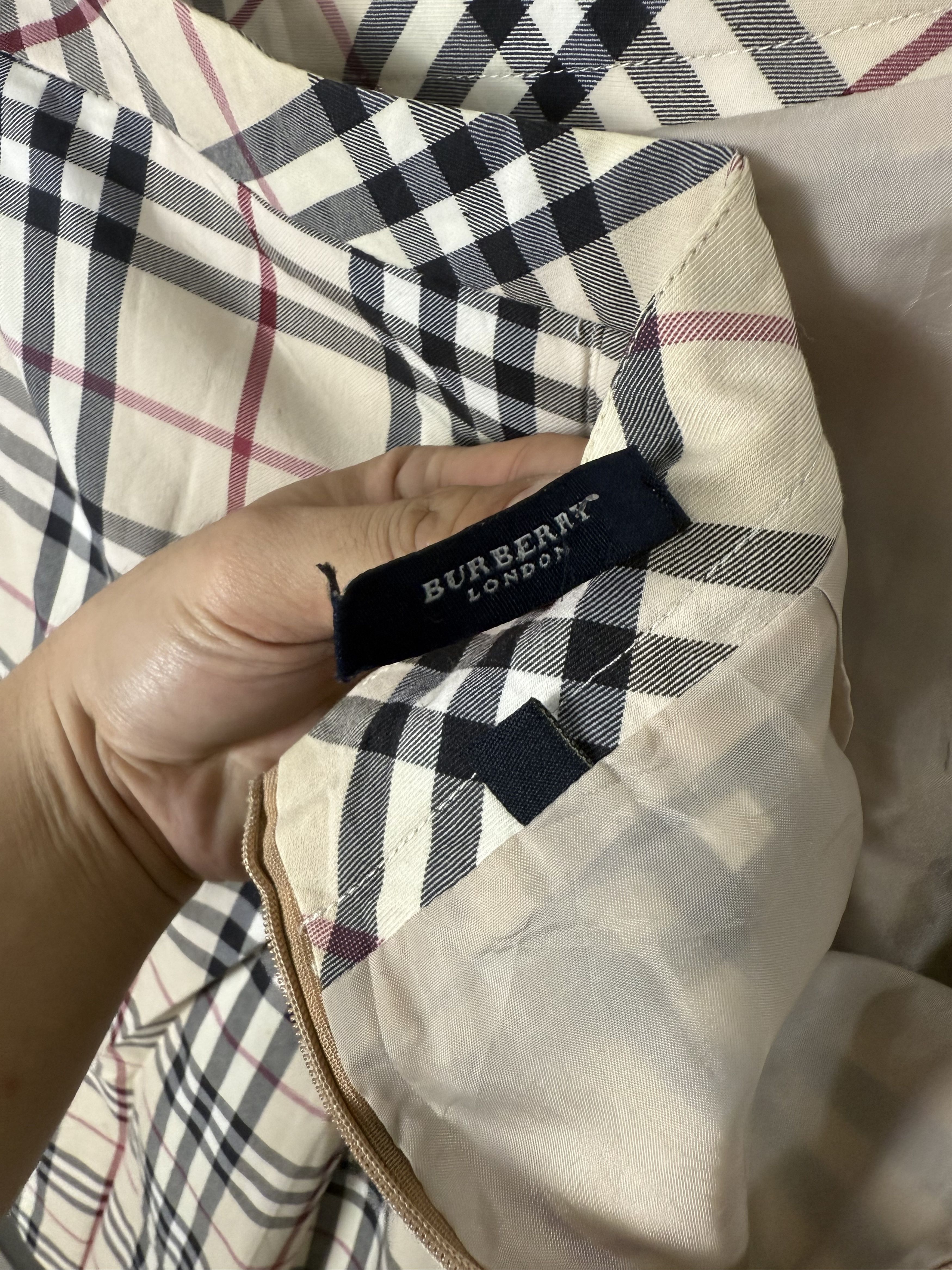 Burberry Vintage Burberry Nova Check Skirts Size 29" - 7 Thumbnail