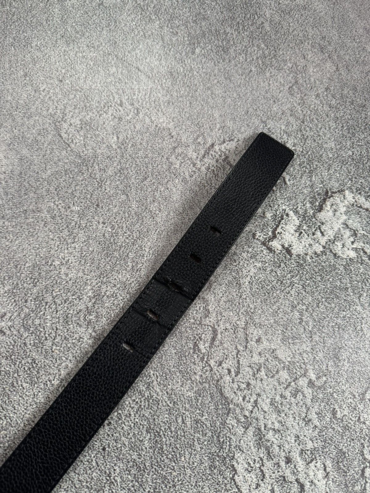 Versace × Versace Jeans Couture Versace black Avantgarde leather belt old money classic Size ONE SIZE - 5 Thumbnail