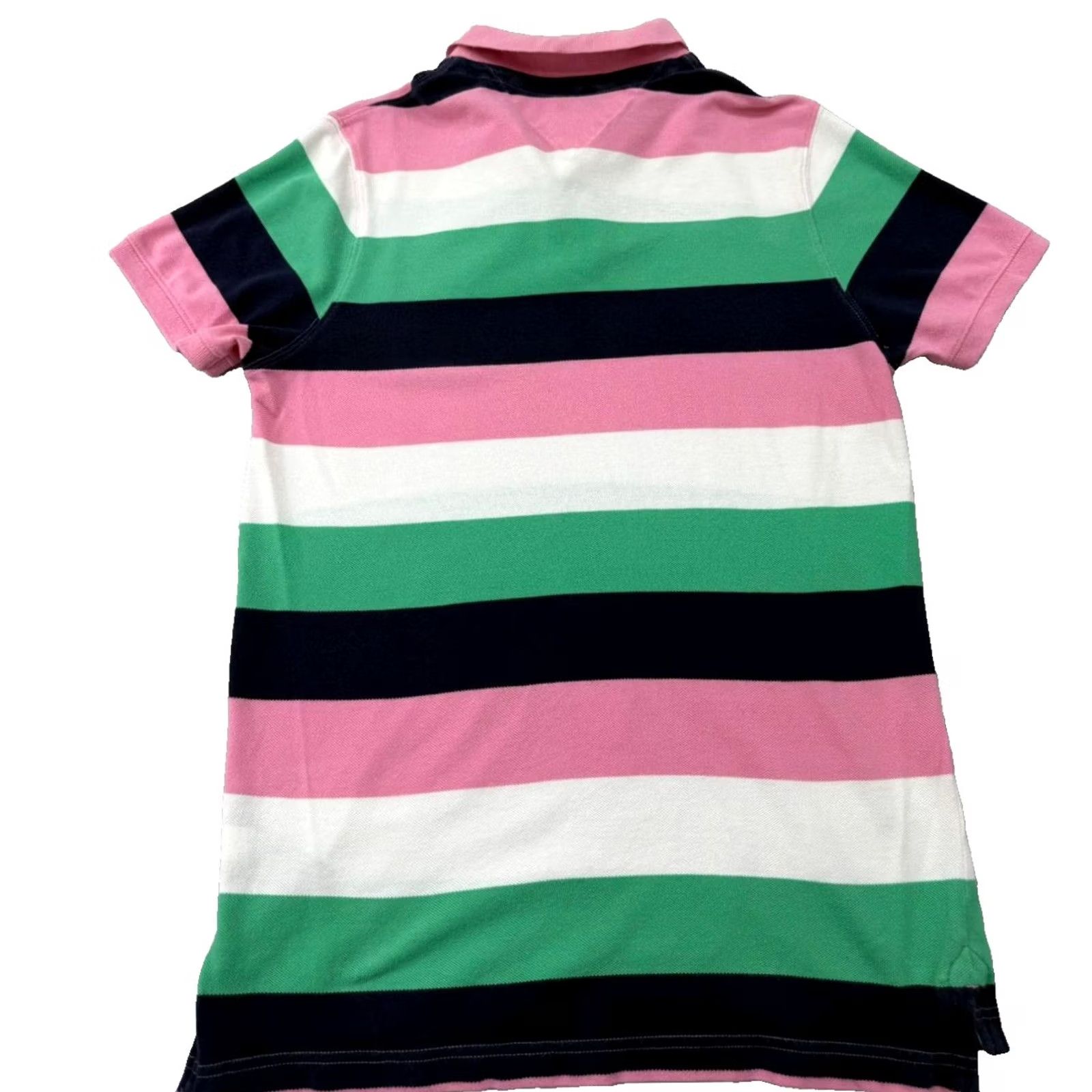 Tommy Hilfiger Tommy Hilfiger Mens M Multicolor Stripe Slim Fit Polo Cotton Shirt Size US M / EU 48-50 / 2 - 2 Thumbnail
