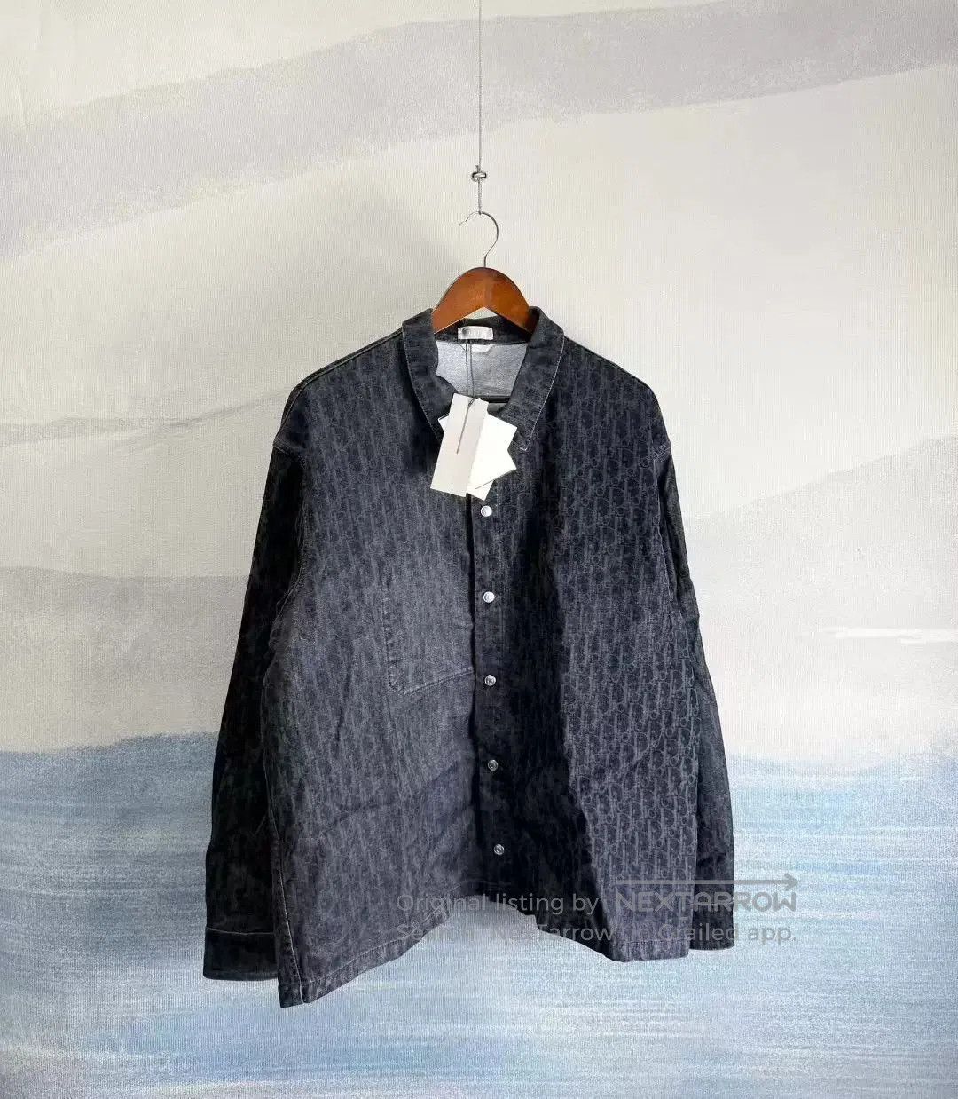 Dior Dior Black Blue Denim Shirt Size 56. Size US L / EU 52-54 / 3 - 1 Thumbnail