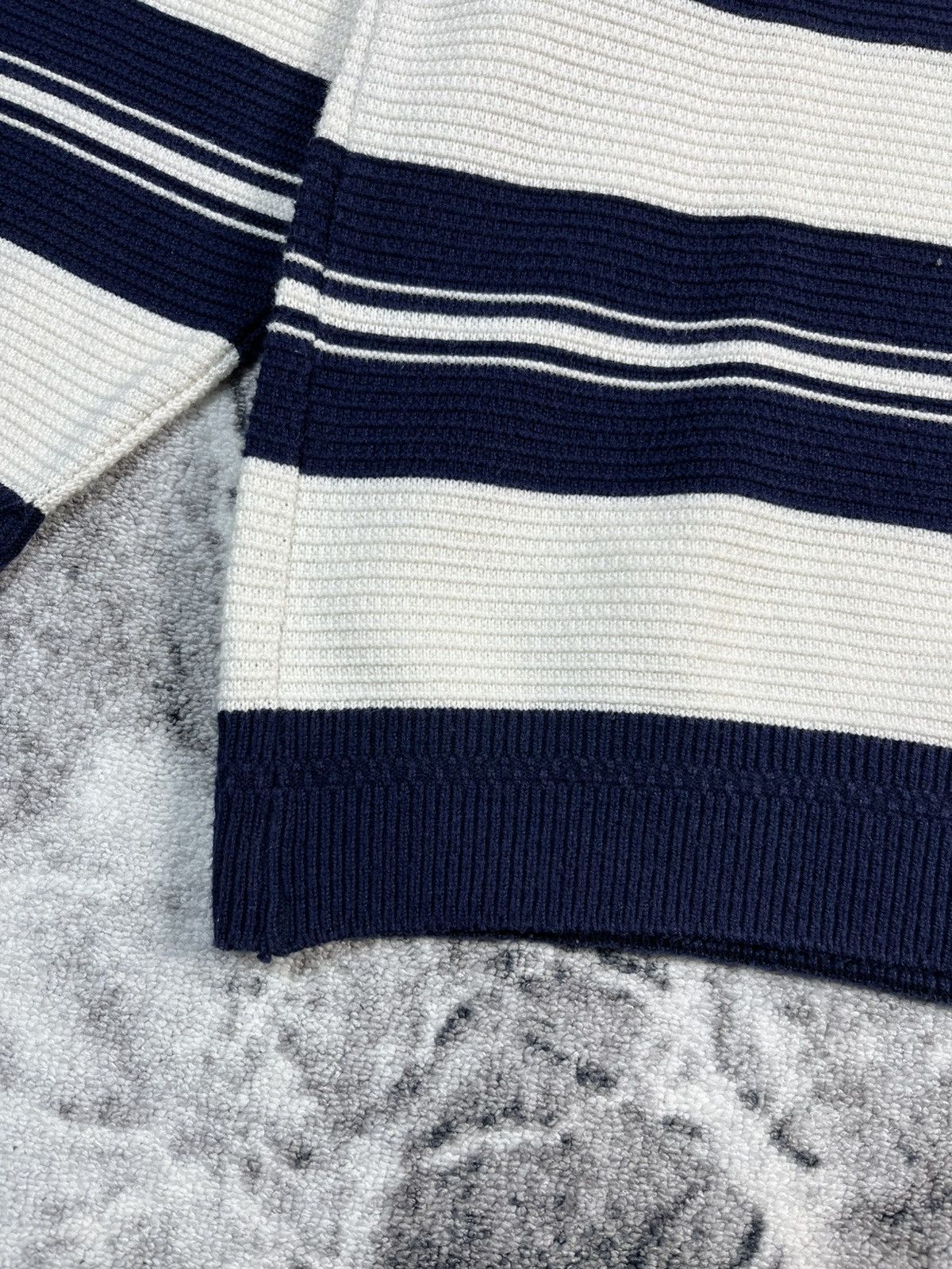 Lacoste Lacoste Vintage Striped Knit Sweater Size US L / EU 52-54 / 3 - 10 Thumbnail
