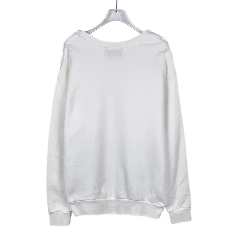 Gucci Gucci Logo printed metal buckle round neck white cotton lon Size US S / EU 44-46 / 1 - 2 Thumbnail