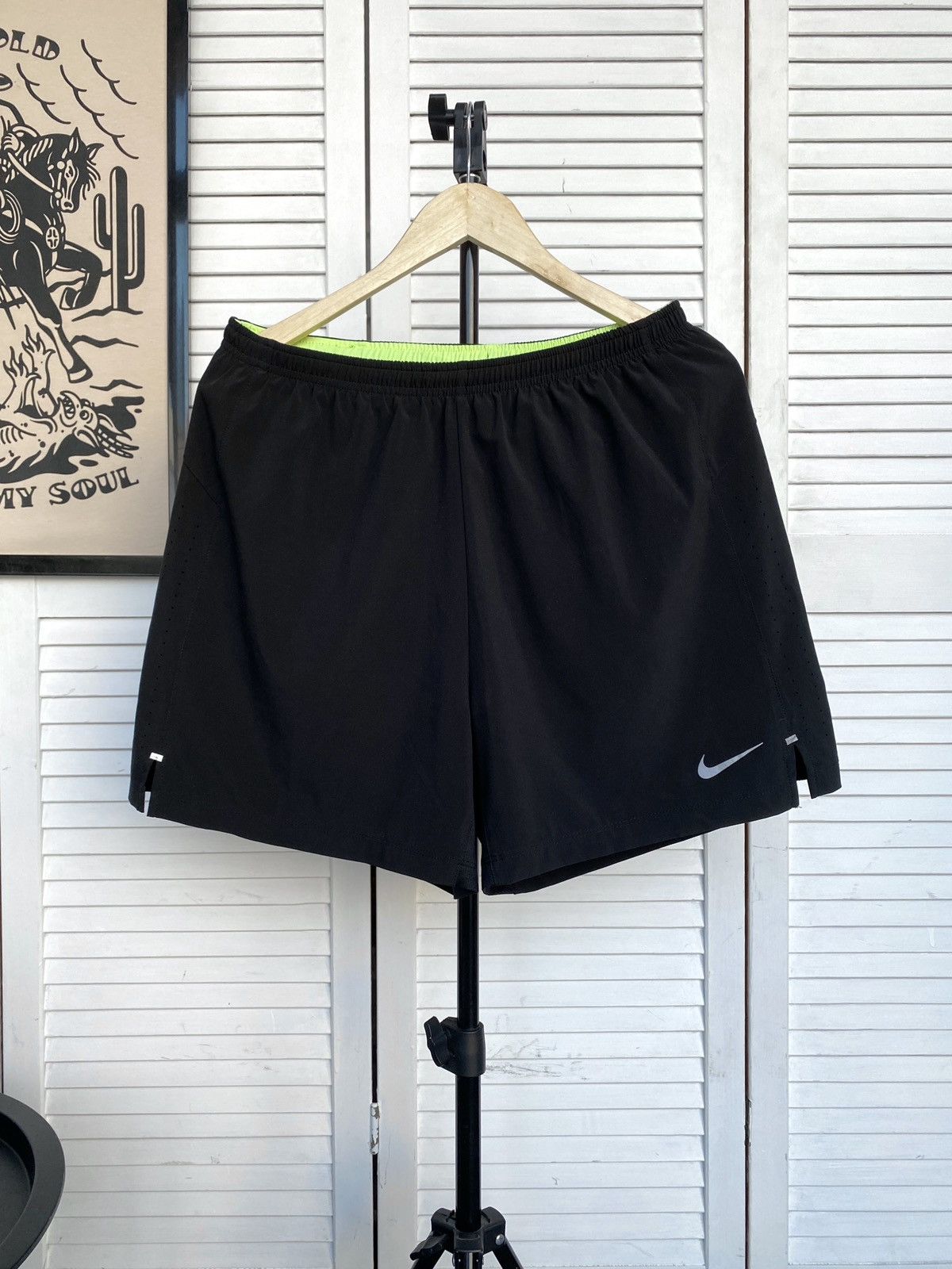 Nike Nike Flex Stride Men's 2 in 1 Running Shorts Black Size US 34 / EU 50 - 9 Thumbnail