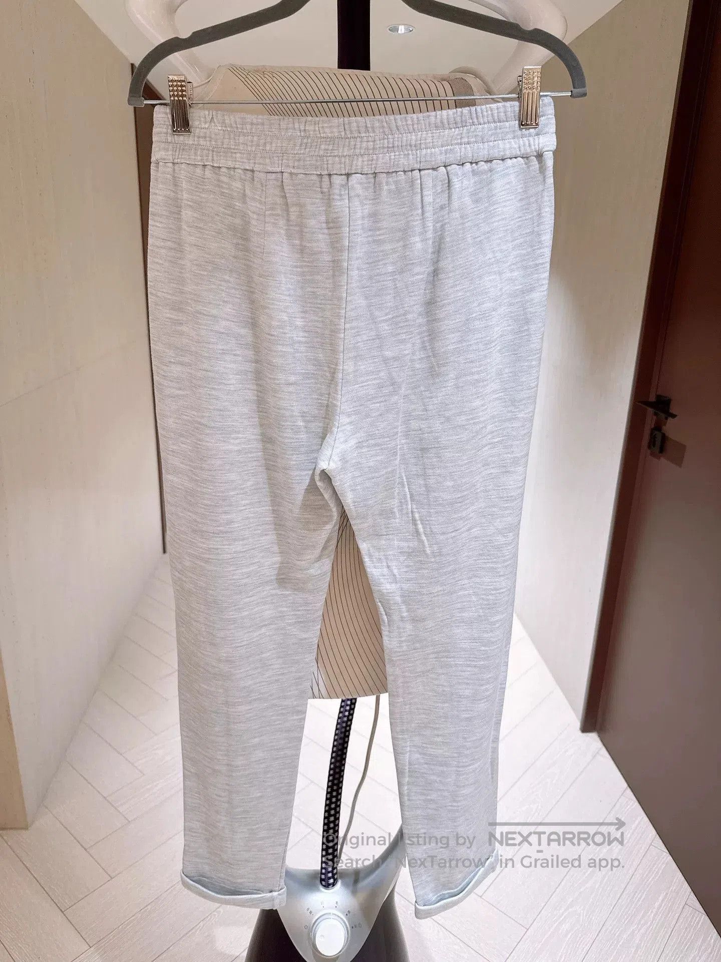Brunello Cucinelli Brunello Cucinelli Light Gray Track Pants. Size US 32 / EU 48 - 7 Thumbnail