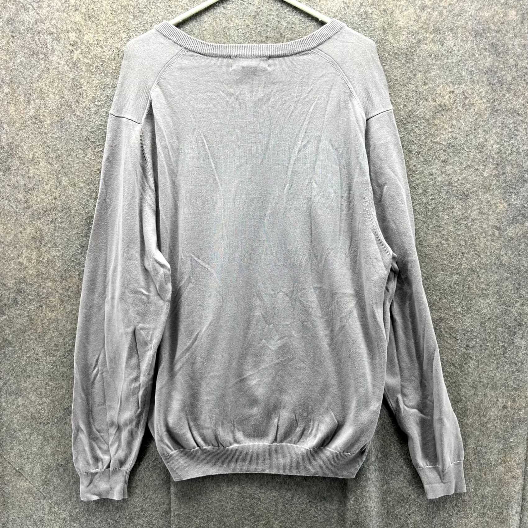 Brooks Brothers VINTAGE Brooks Brothers Sweater Mens XL Gray Supima Cotton Pullover Glenmore Golf Club Limited Cardigan? Size US XL / EU 56 / 4 - 2 Thumbnail