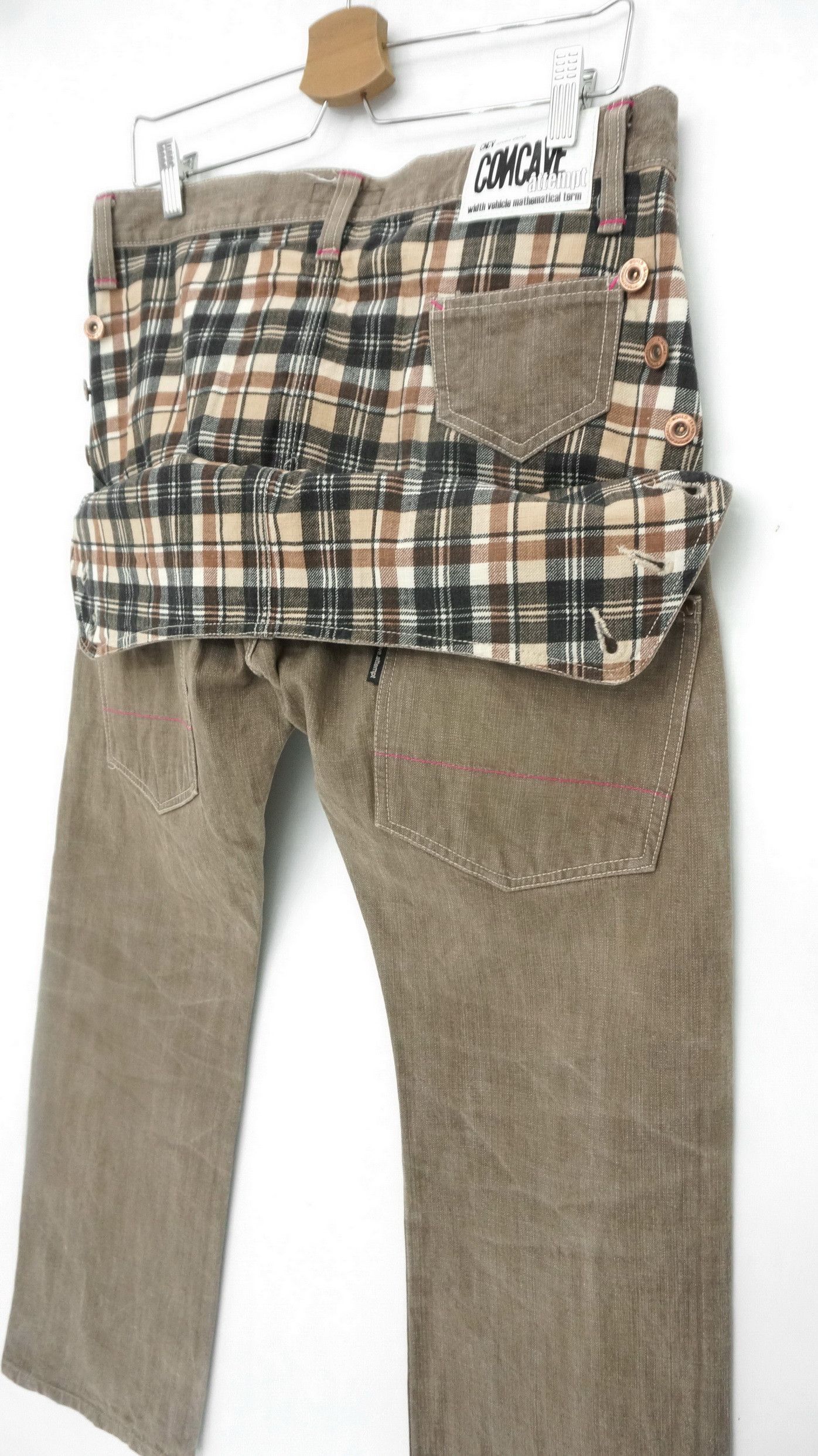 Japanese Brand 🔴 Dope Vintage CNCV CONCAVE ATTEMPT Japan Jeans Size US 32 / EU 48 - 1 Thumbnail
