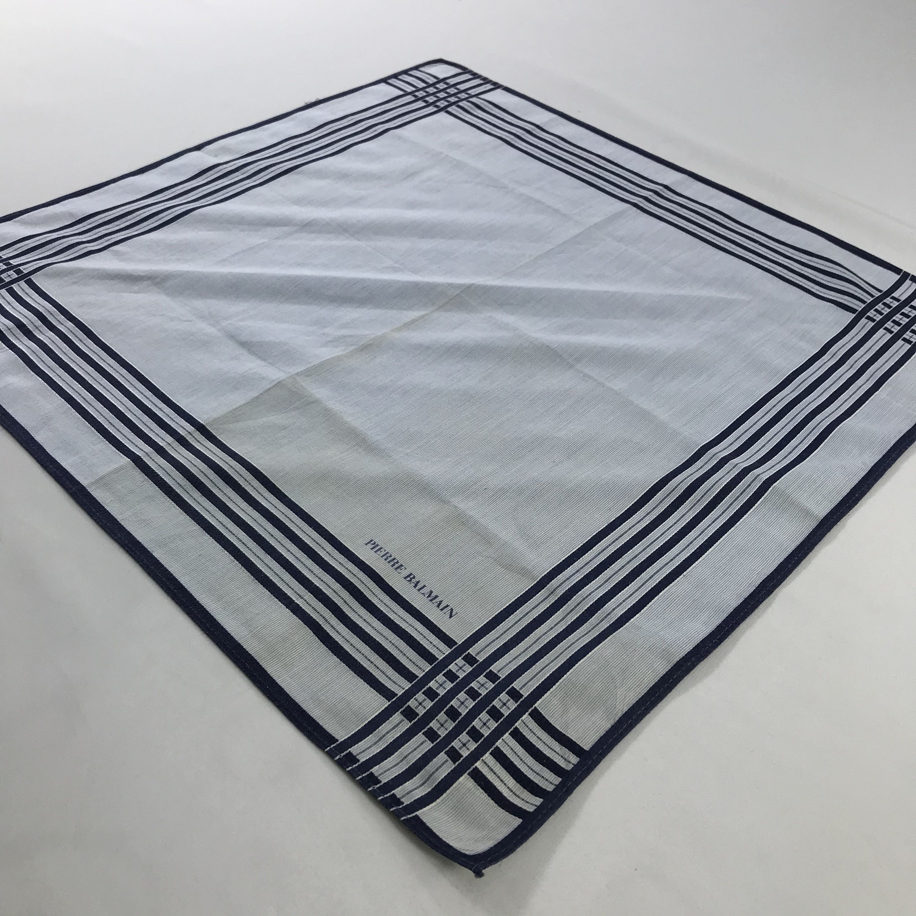 Pierre Balmain × Vintage Pierre Balmain Bandana / Handkerchief / Neckerchief - S425 Size ONE SIZE - 2 Thumbnail