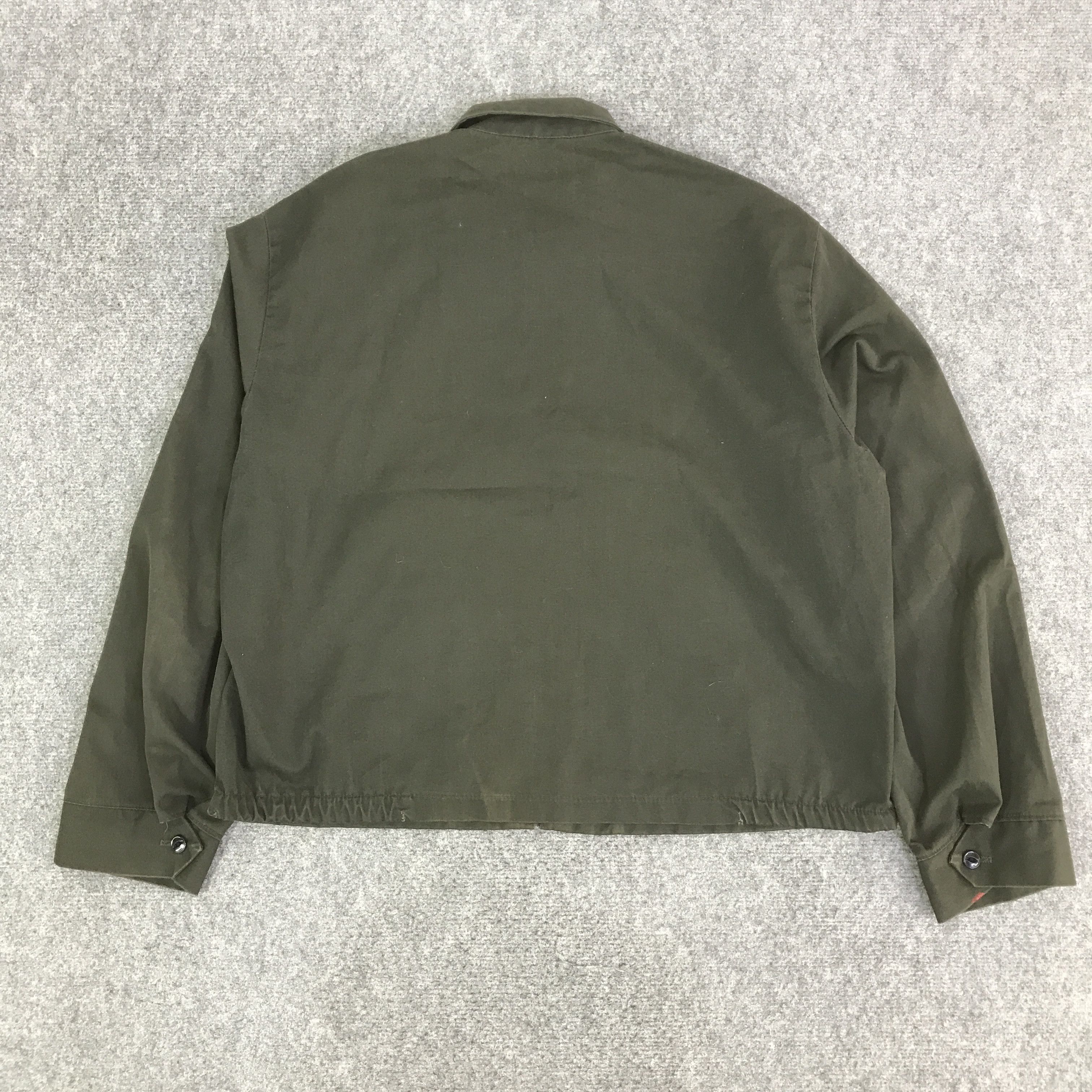 Big Mac VINTAGE BIG MAC GREEN ARMY DISTRESSED JACKET K115B8 Size US L / EU 52-54 / 3 - 3 Thumbnail