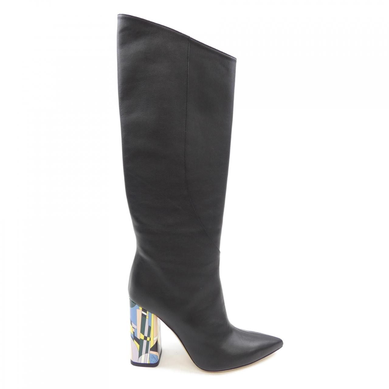 Other Emilio Pucci Long Boots Leather Shoes DUTY FREE for USA