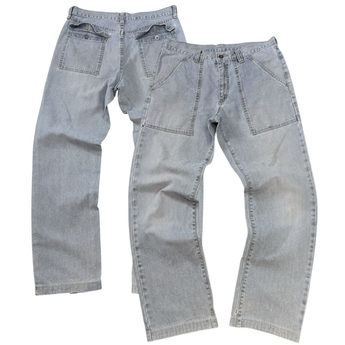 Undercover × Uniqlo 🇯🇵 Vintage 90s Bush Uniqlo Fatigue Denim Size US 32 / EU 48 - 1 Thumbnail