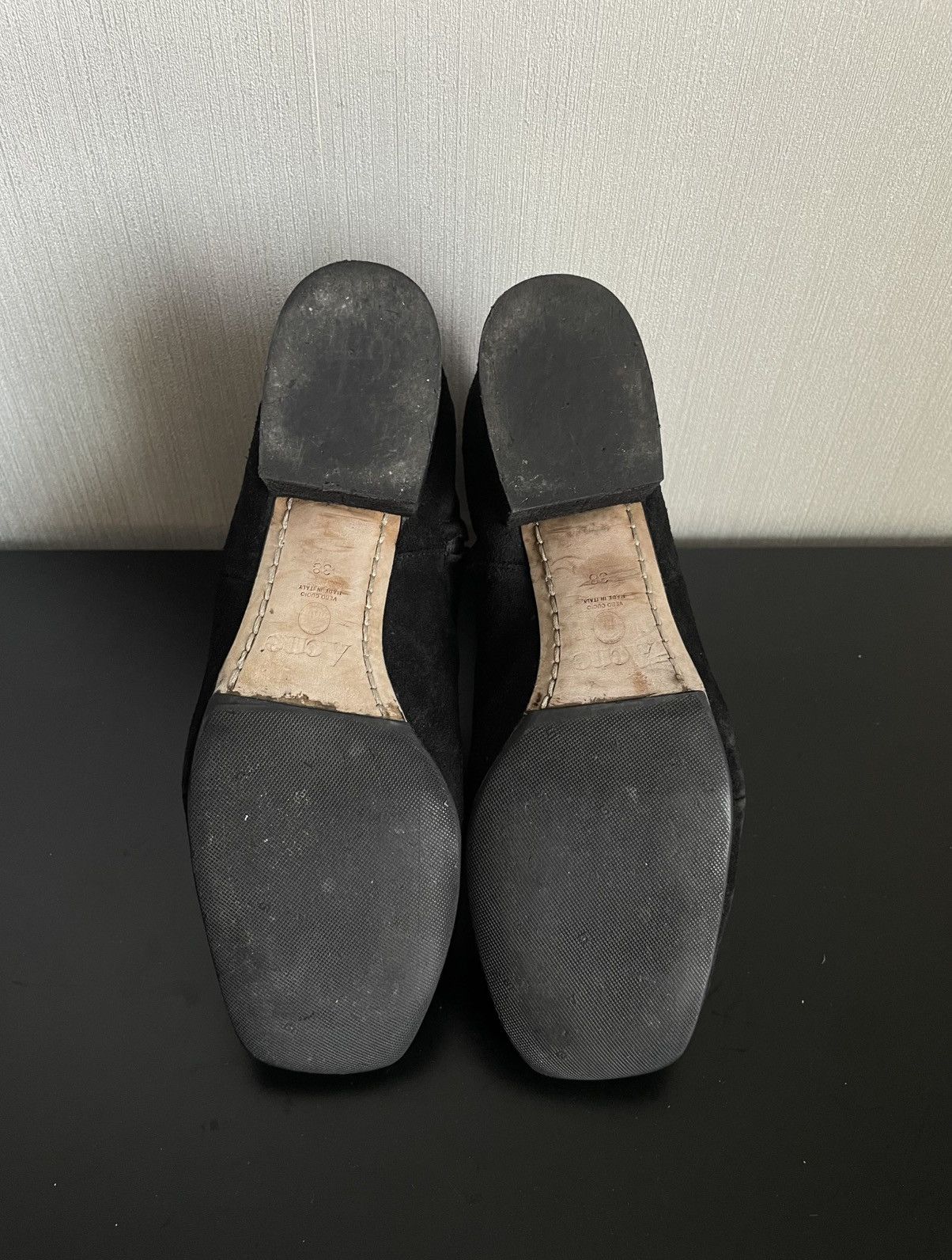 Acne Studios Archive Acne Studios Cyber Ankle Square Toe Boots Suede Hype Size US 8 / IT 38 - 8 Thumbnail