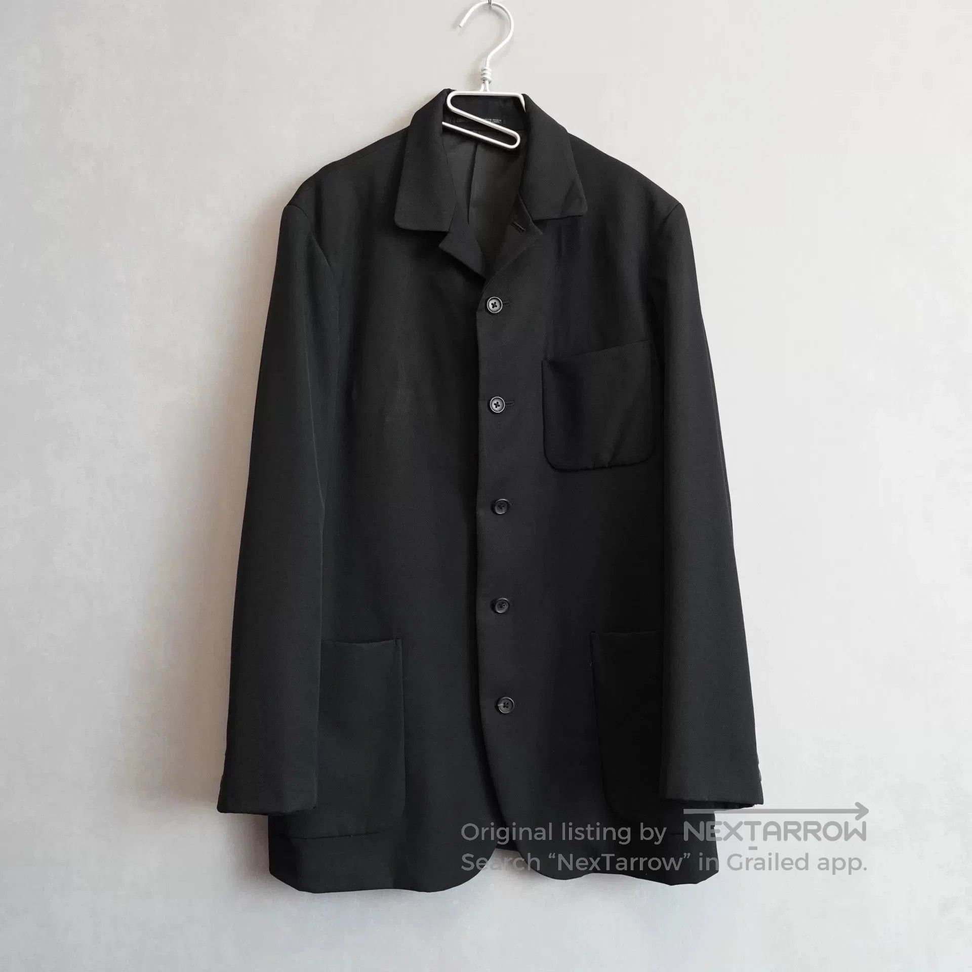 Yohji Yamamoto Yohji Yamamoto Wool Jacket 97AW Collection. Size US M / EU 48-50 / 2 - 2 Thumbnail