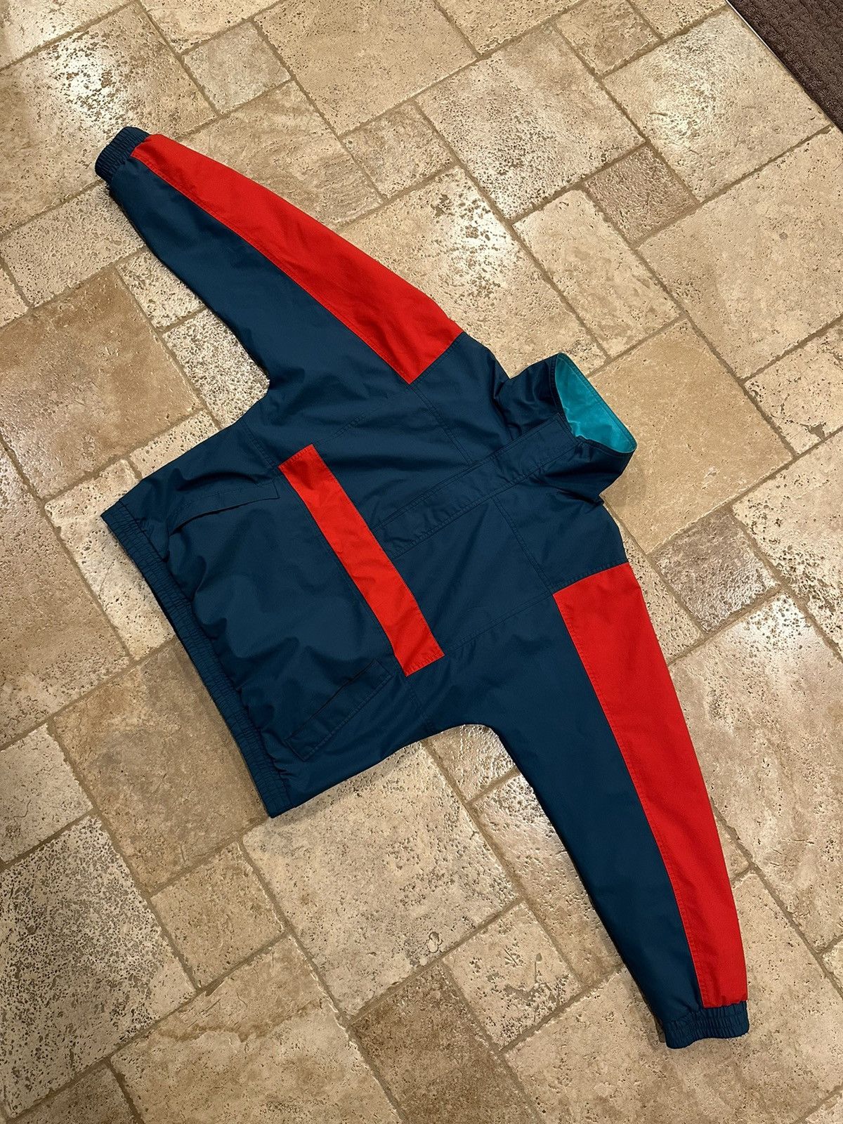 Eddie Bauer × Vintage Vintage Eddie Bauer 90s Windbreaker Anorak Raincoat Jacket Size US L / EU 52-54 / 3 - 4 Thumbnail