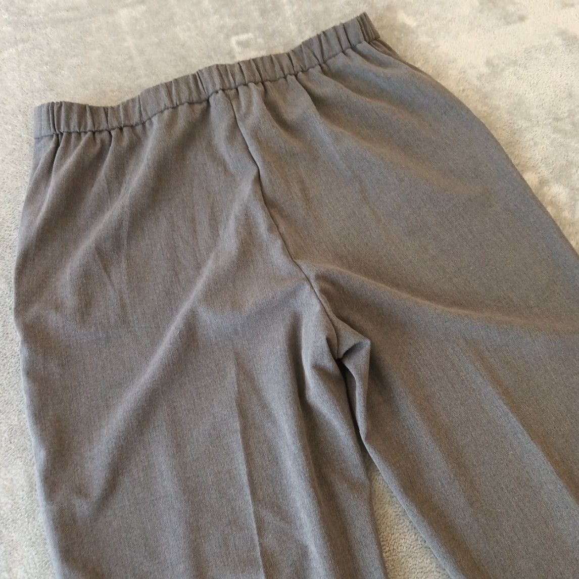 Vintage Briggs New York Dress Pants Womens Size 14 Gray Pull On Pockets 34x30.5 Size 36" / US 14 / IT 50 - 7 Thumbnail