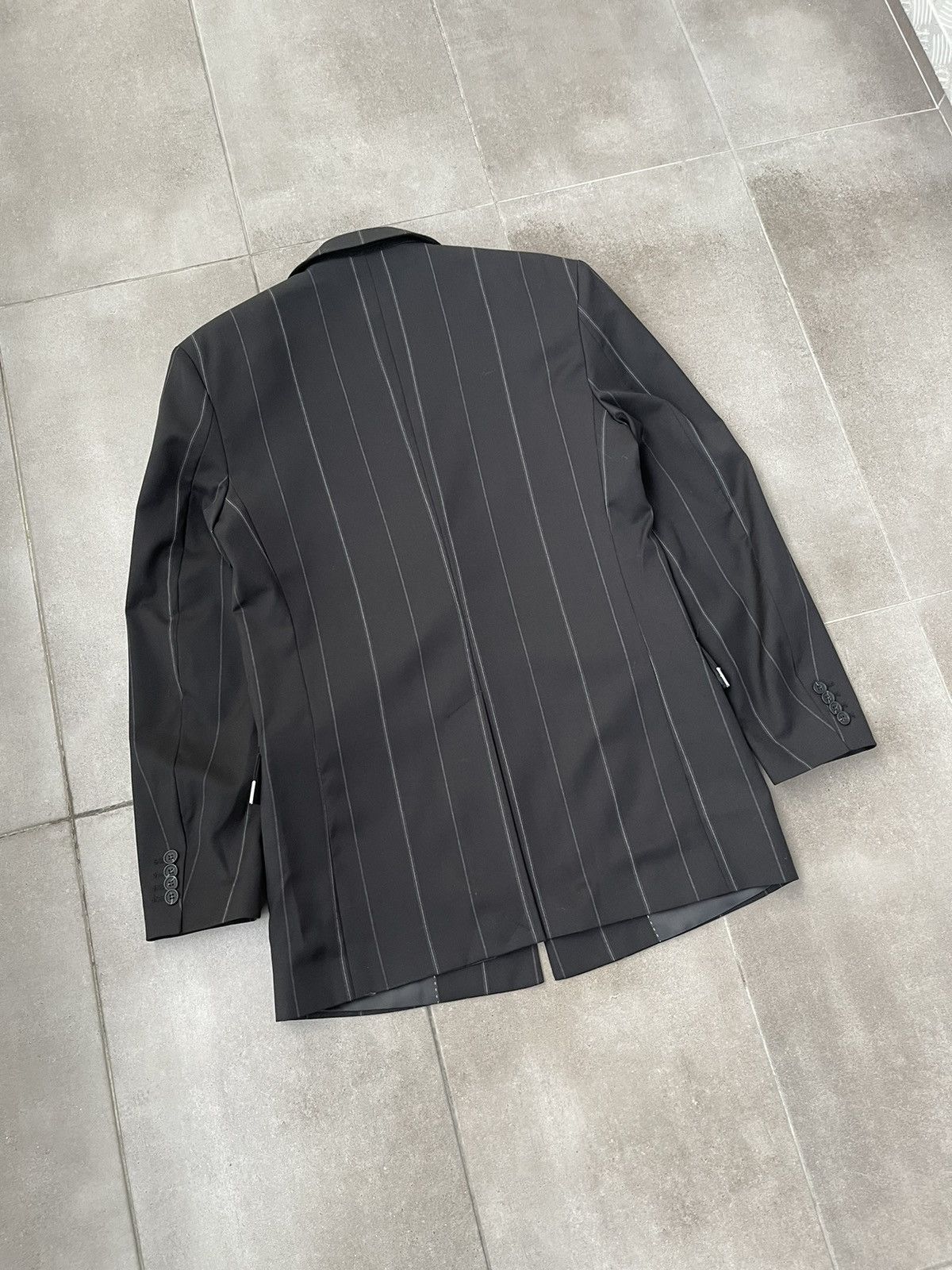 Han Kjobenhavn !DS! AW22 Han Kjobenhavn Sharped Striped Black Blazer Size US L / EU 52-54 / 3 - 17 Thumbnail