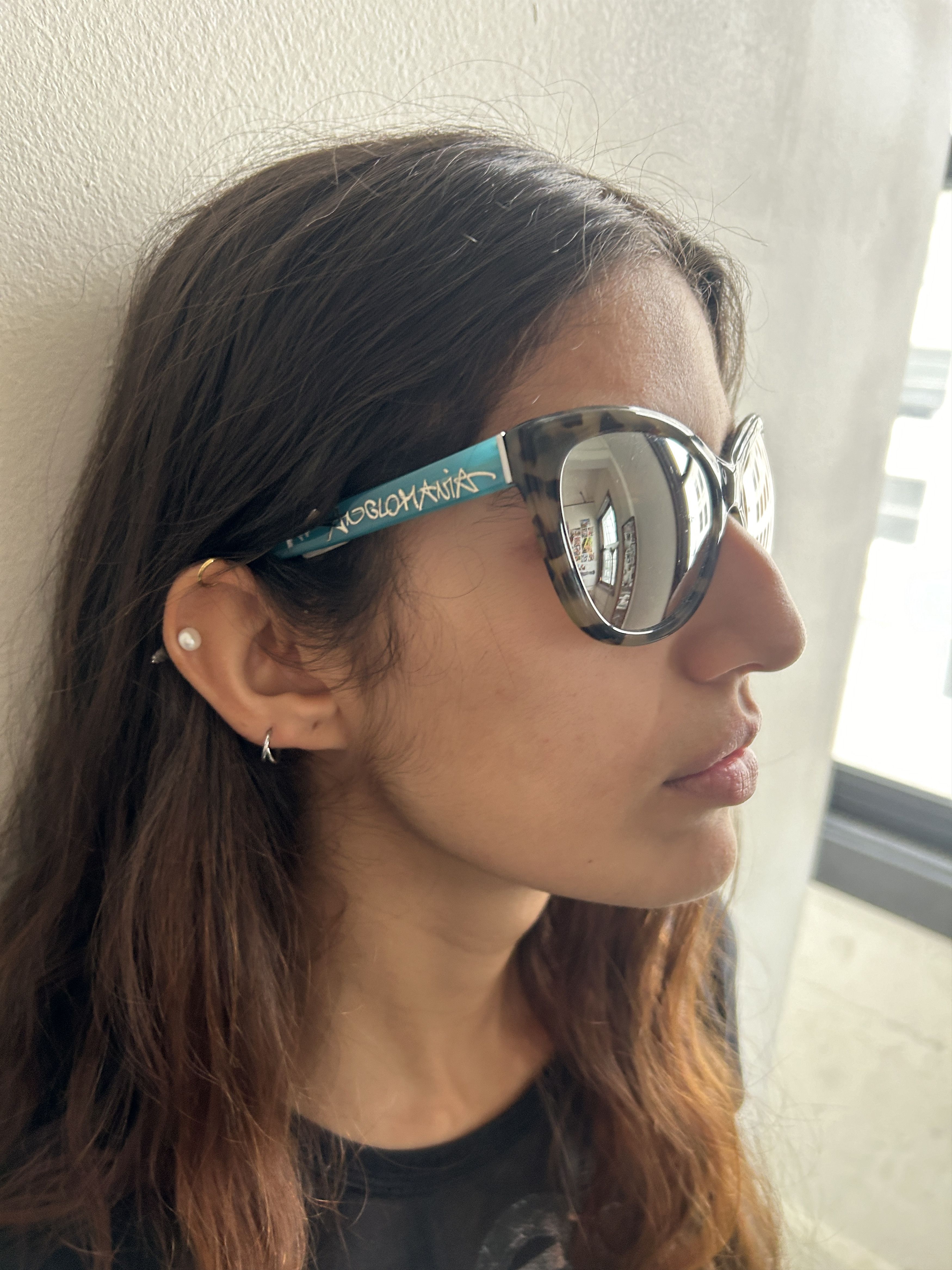 Vivienne Westwood Cat Eye Anglomania Teal and Tortoise Sunglasses Size ONE SIZE - 2 Thumbnail