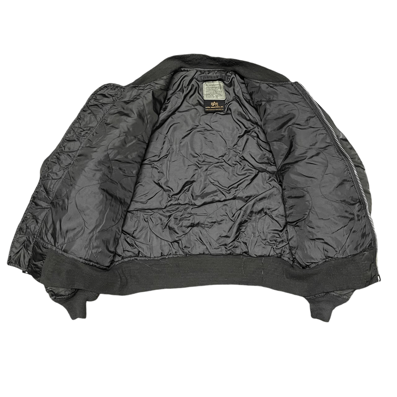Alpha Industries Vintage Alpha Industries Ma 1 Flyers Bomber Jacket Military Size US M / EU 48-50 / 2 - 7 Thumbnail