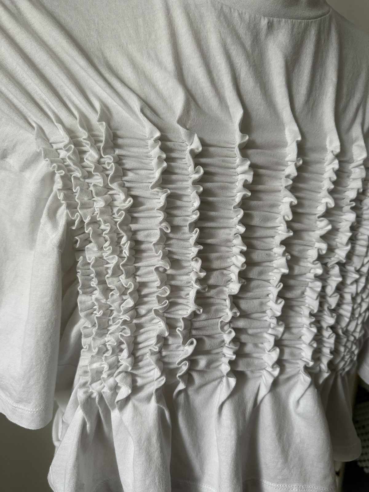 Other Ballet core tee y2k 🎀 ruffled smocked ruched t-shirt pleated Size S / US 4 / IT 40 - 17 Thumbnail