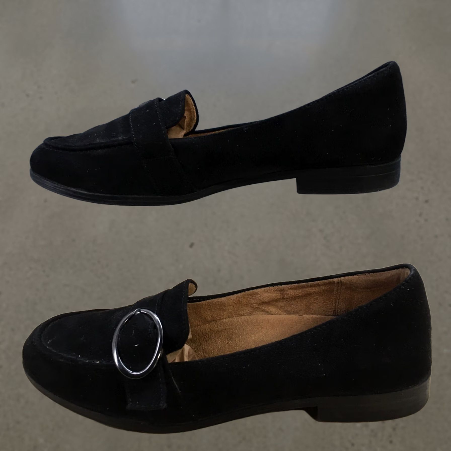 Naturalizer Naturalizer Mina Loafer Womens 9M Black Fabric Buckle Strap Casual Low Top Shoe Size M / US 6-8 / IT 42-44 - 1 Thumbnail